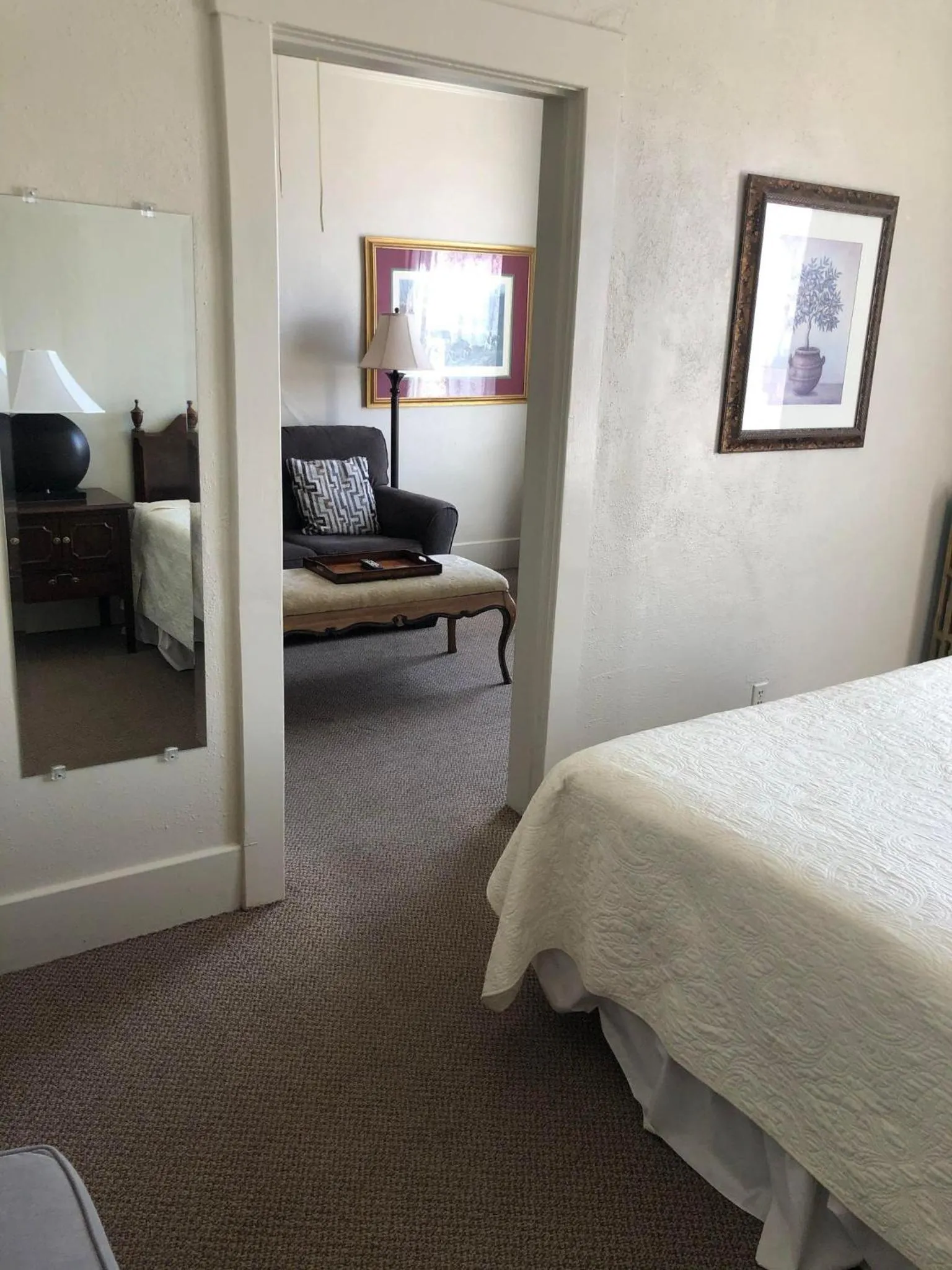 Bed in Historic Palace Hotel