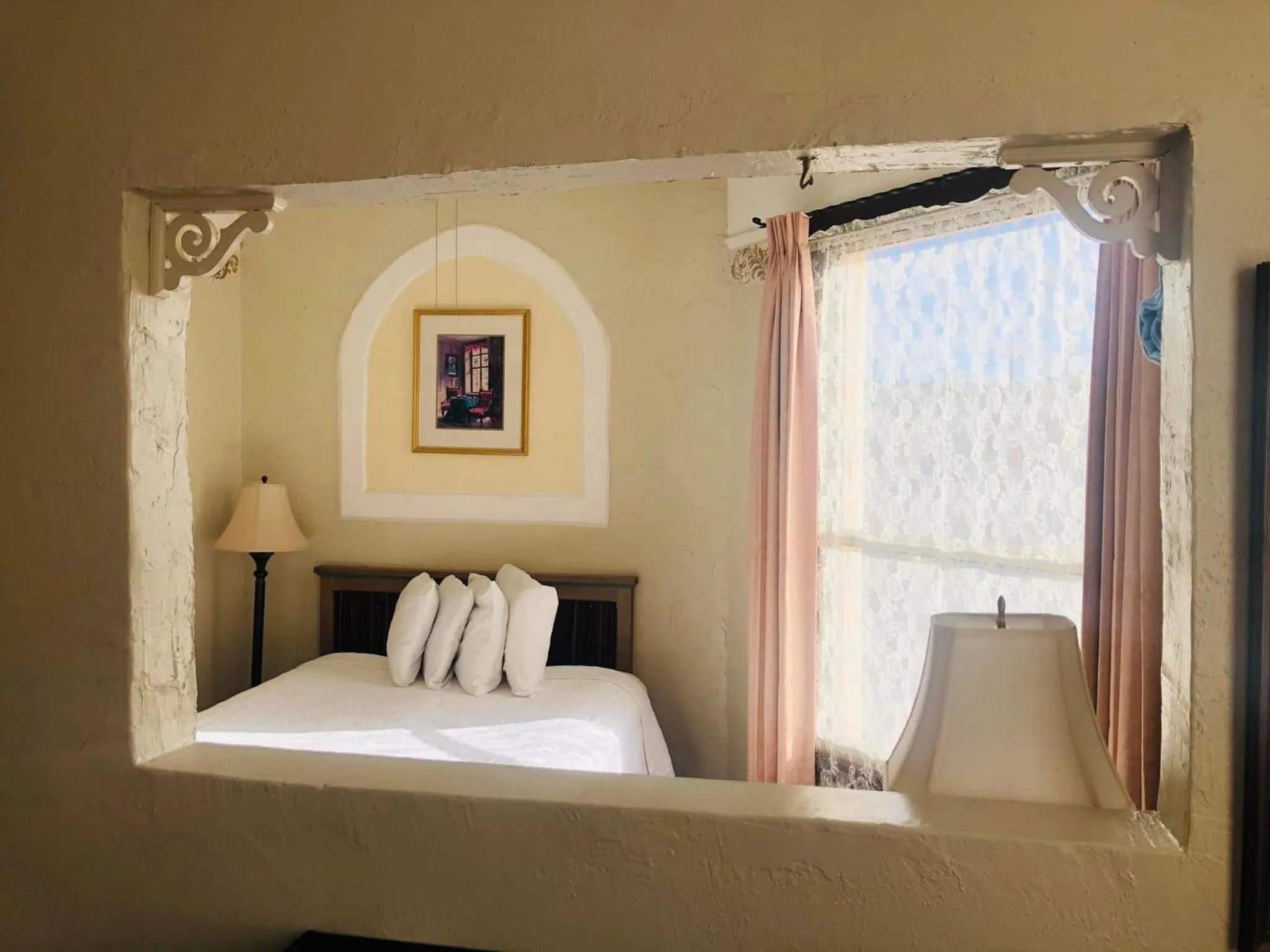 Bed in Historic Palace Hotel