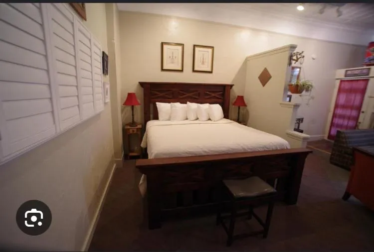 Bed in Historic Palace Hotel