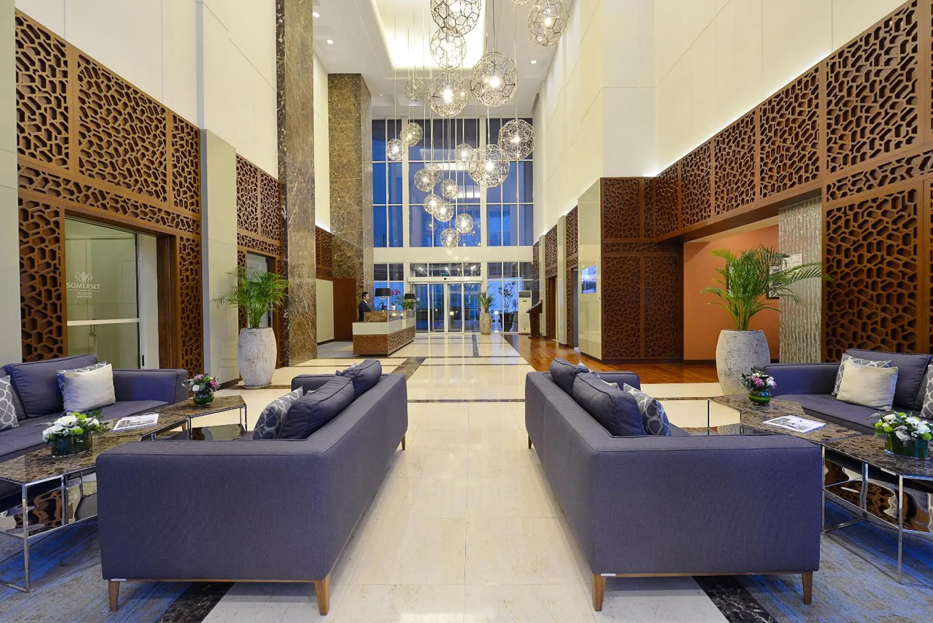 Lobby or reception in Somerset Al Fateh Bahrain Lobby or reception in Somerset Al Fateh Bahrain