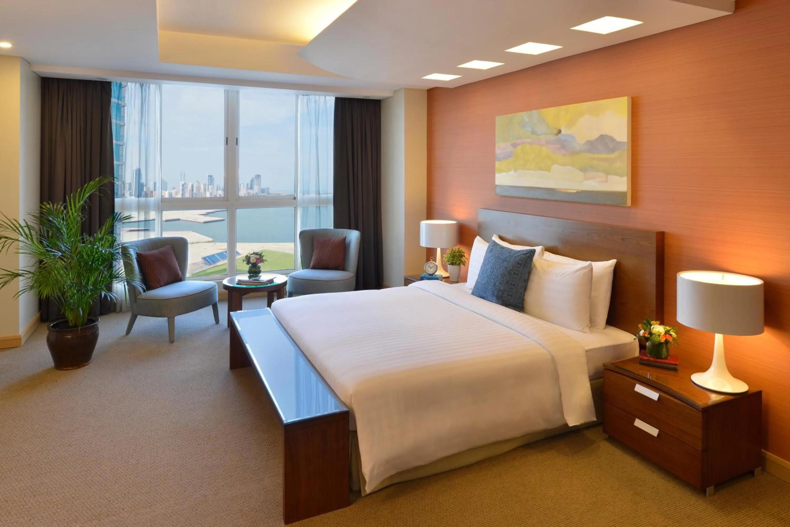 Bedroom, Bed in Somerset Al Fateh Bahrain