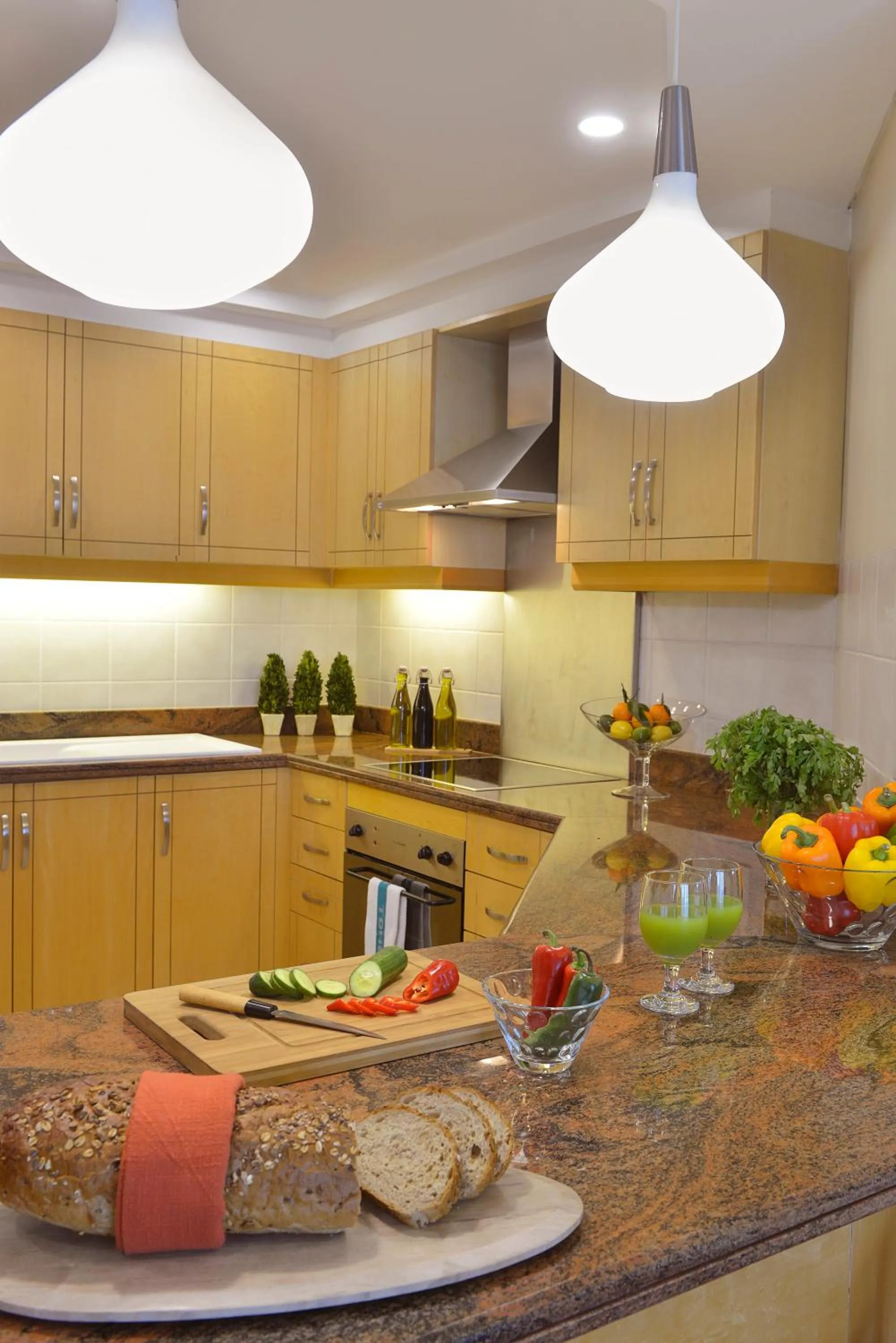 Kitchen or kitchenette in Somerset Al Fateh Bahrain