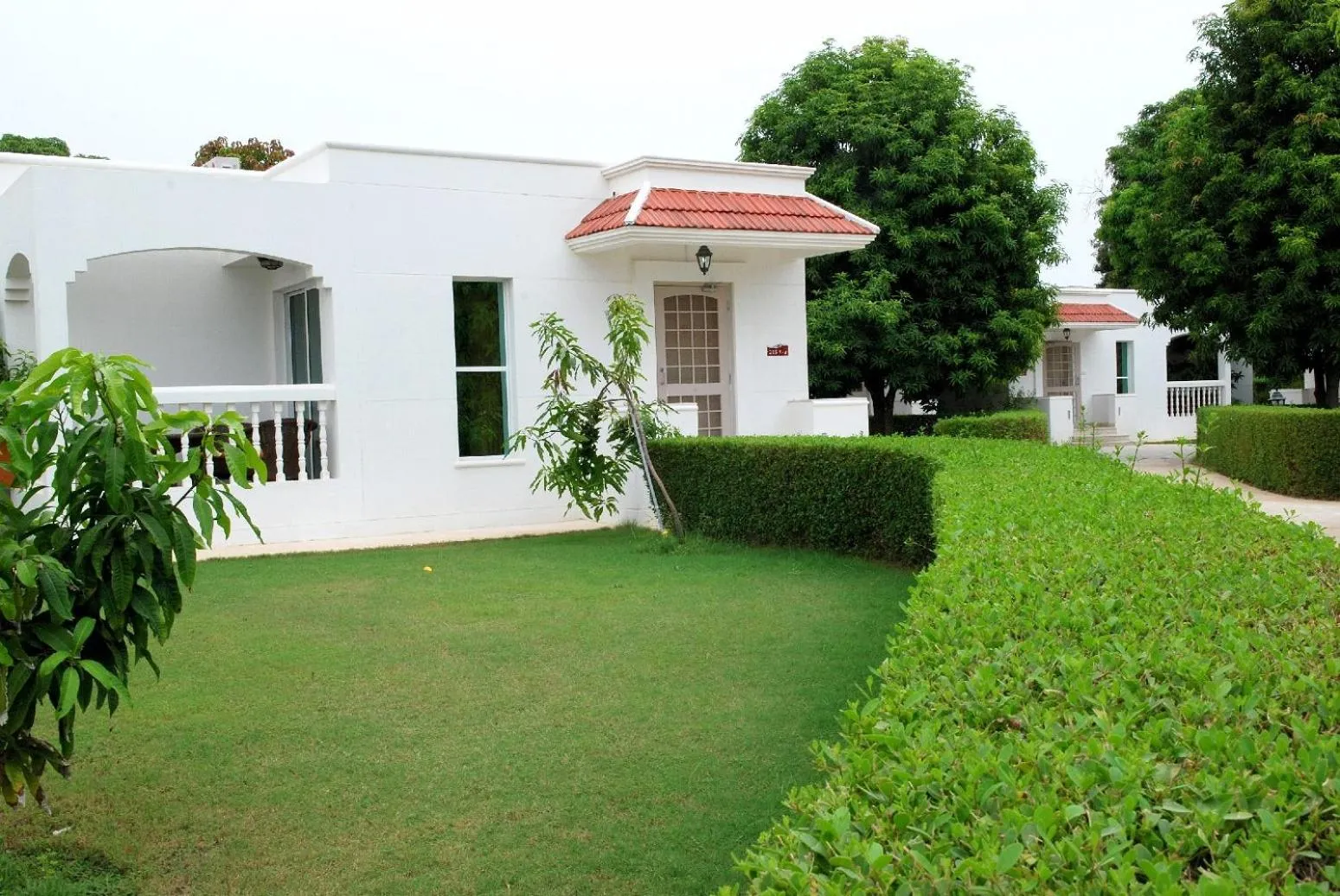 Patio, Property Building in Al Nahda Resort & Spa