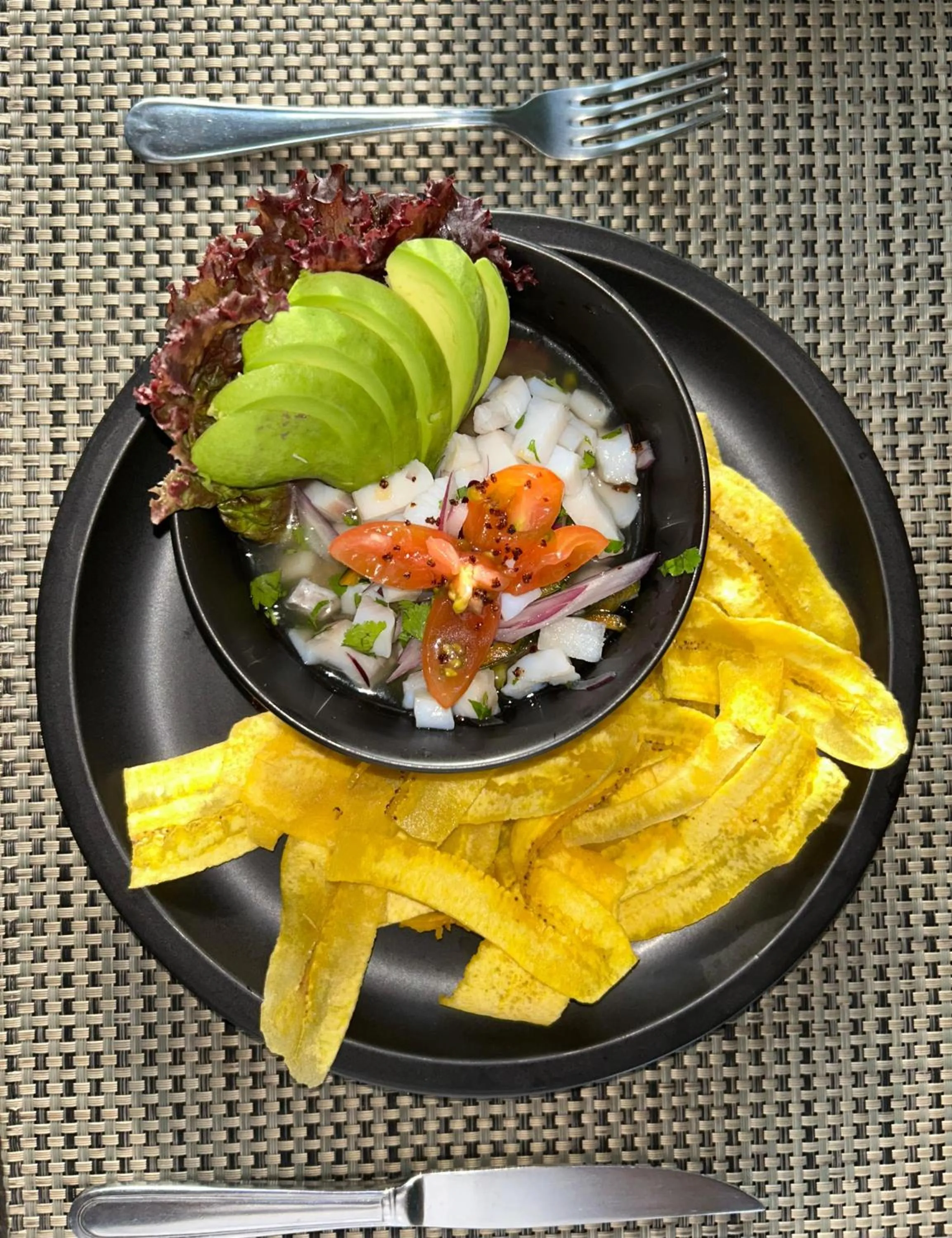 Restaurant/places to eat in Casona Rústica & Bungalow