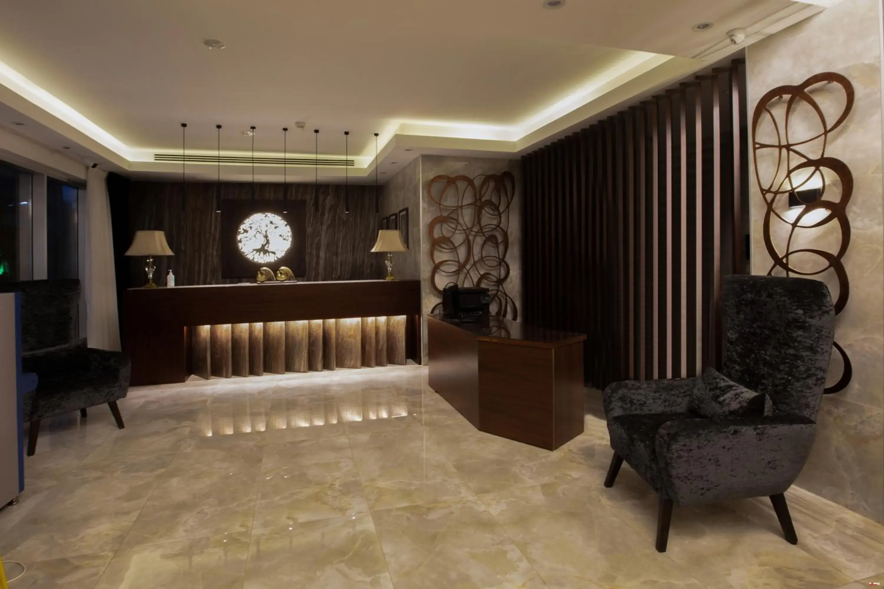 Lobby or reception, Lobby/Reception in Seas Hotel Amman