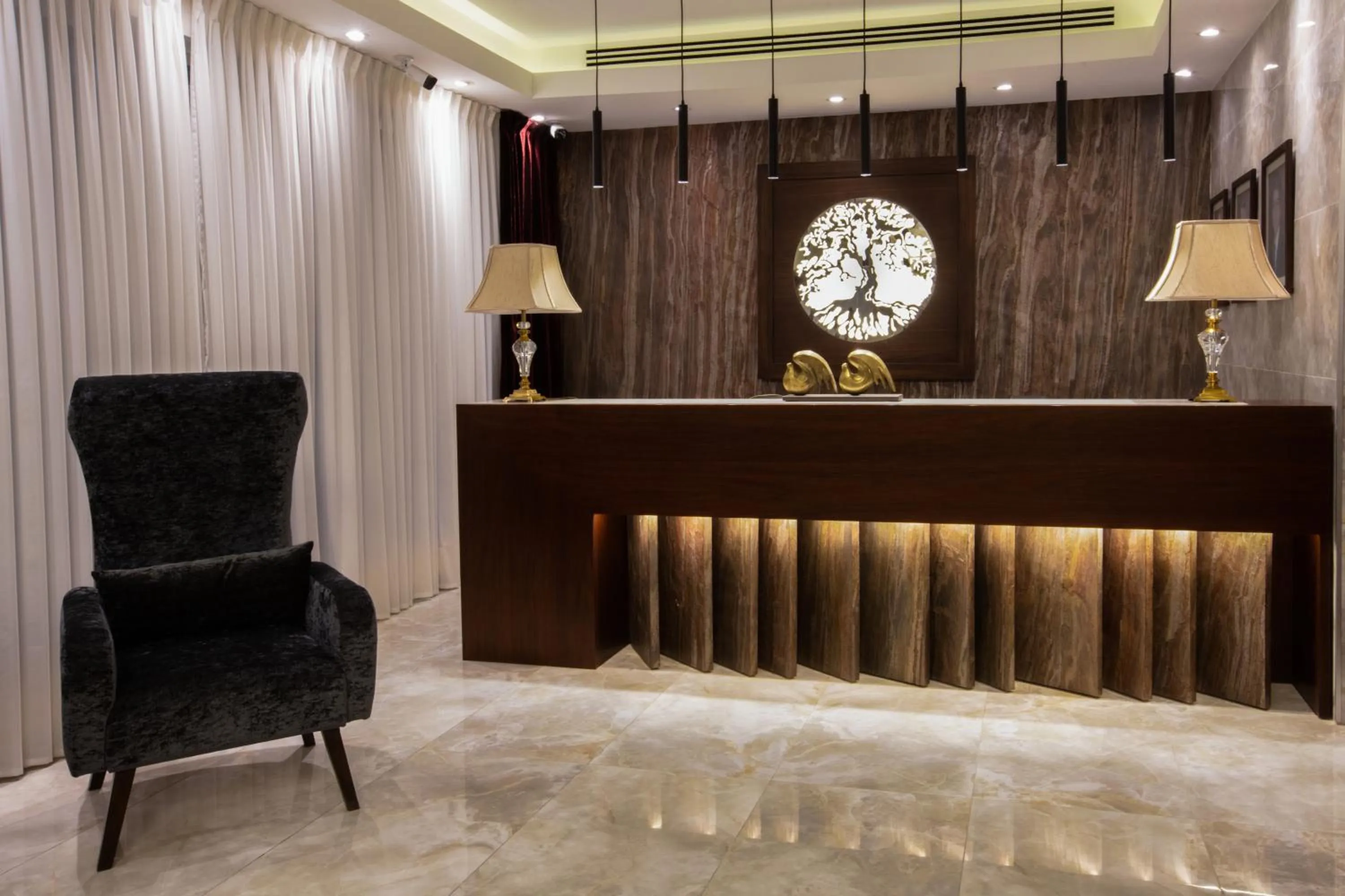 Lobby or reception in Seas Hotel Amman