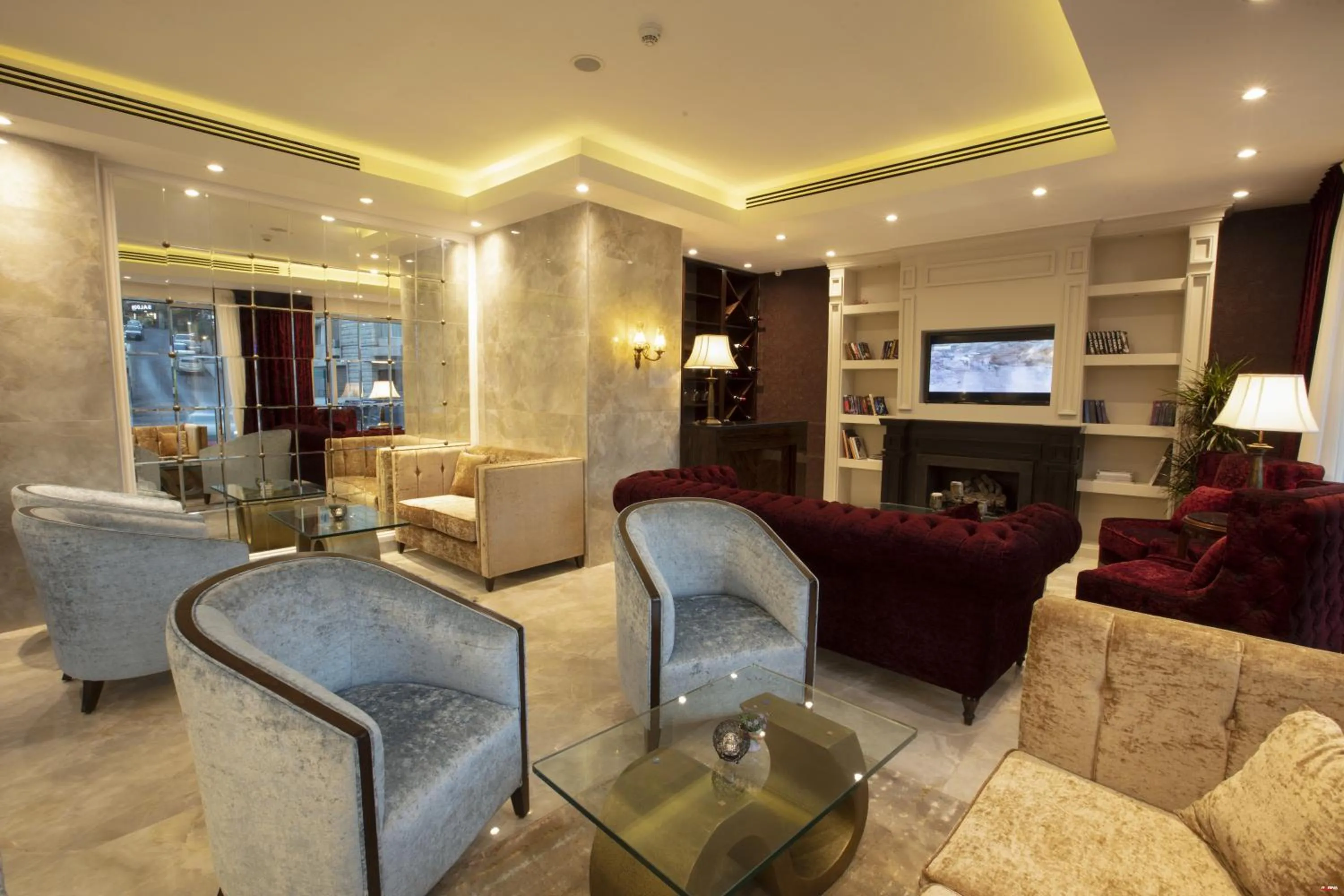 Lobby or reception in Seas Hotel Amman