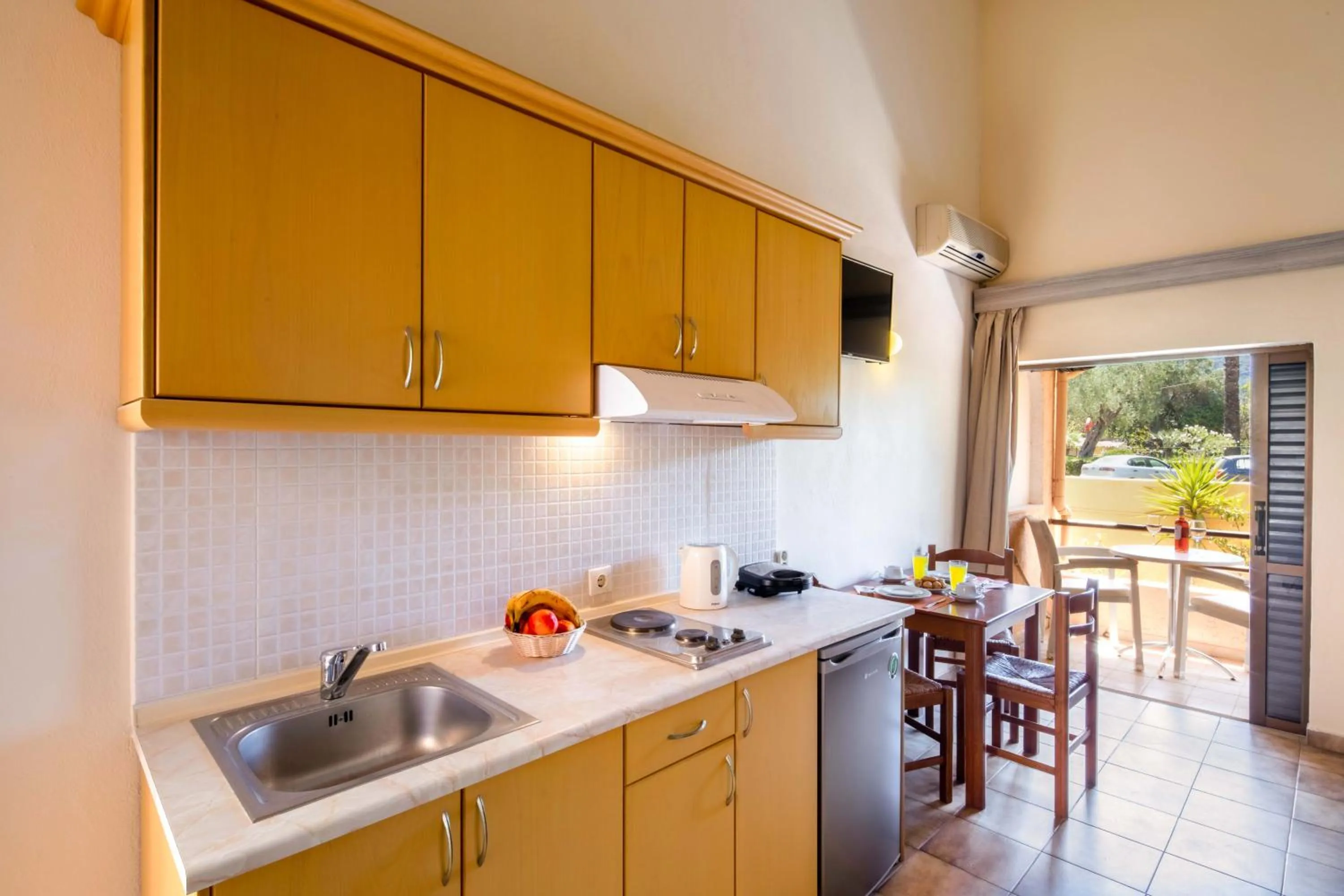 Kitchen or kitchenette in Hotel Rossis