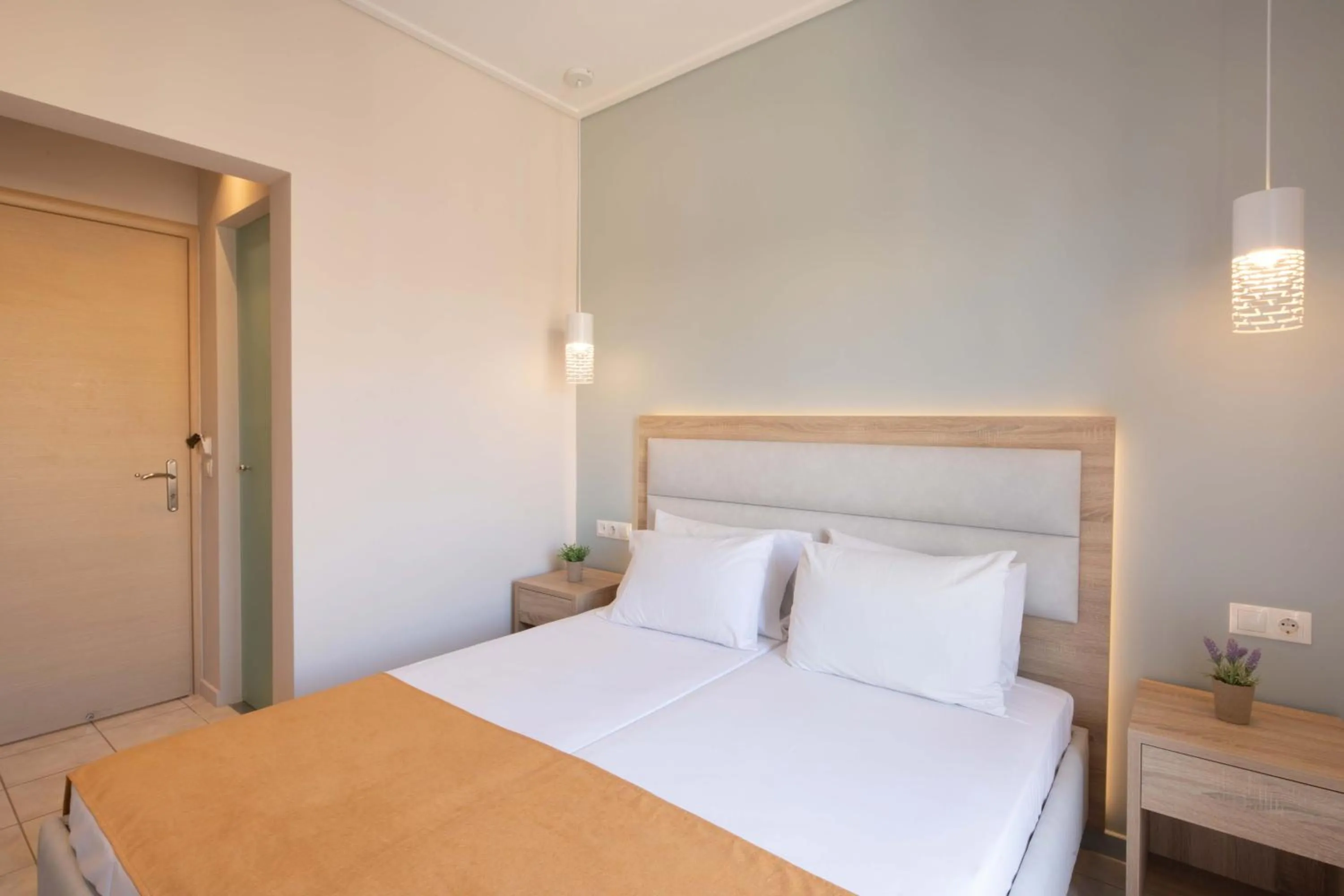 Bedroom, Bed in Hotel Rossis