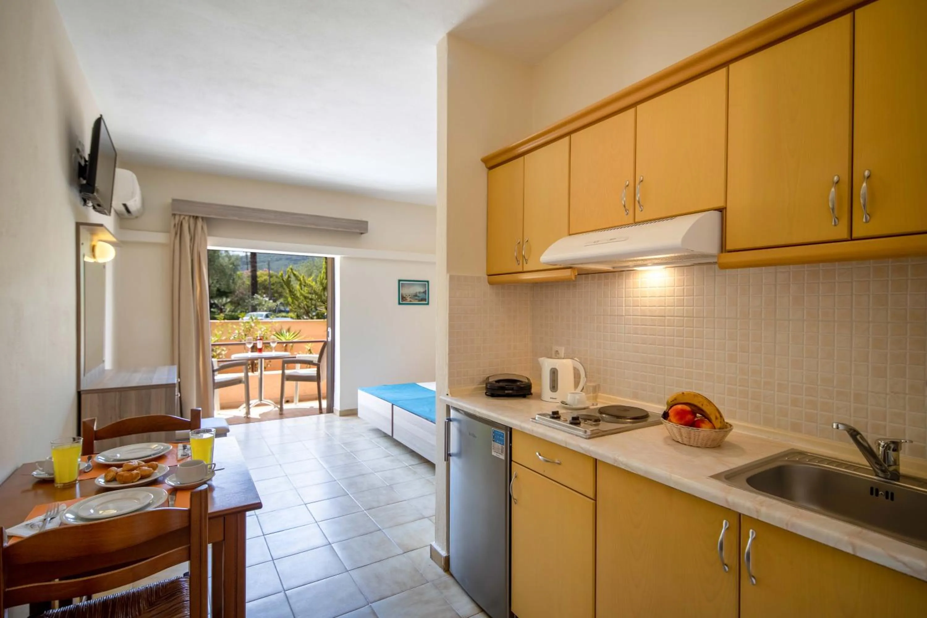 Kitchen or kitchenette in Hotel Rossis