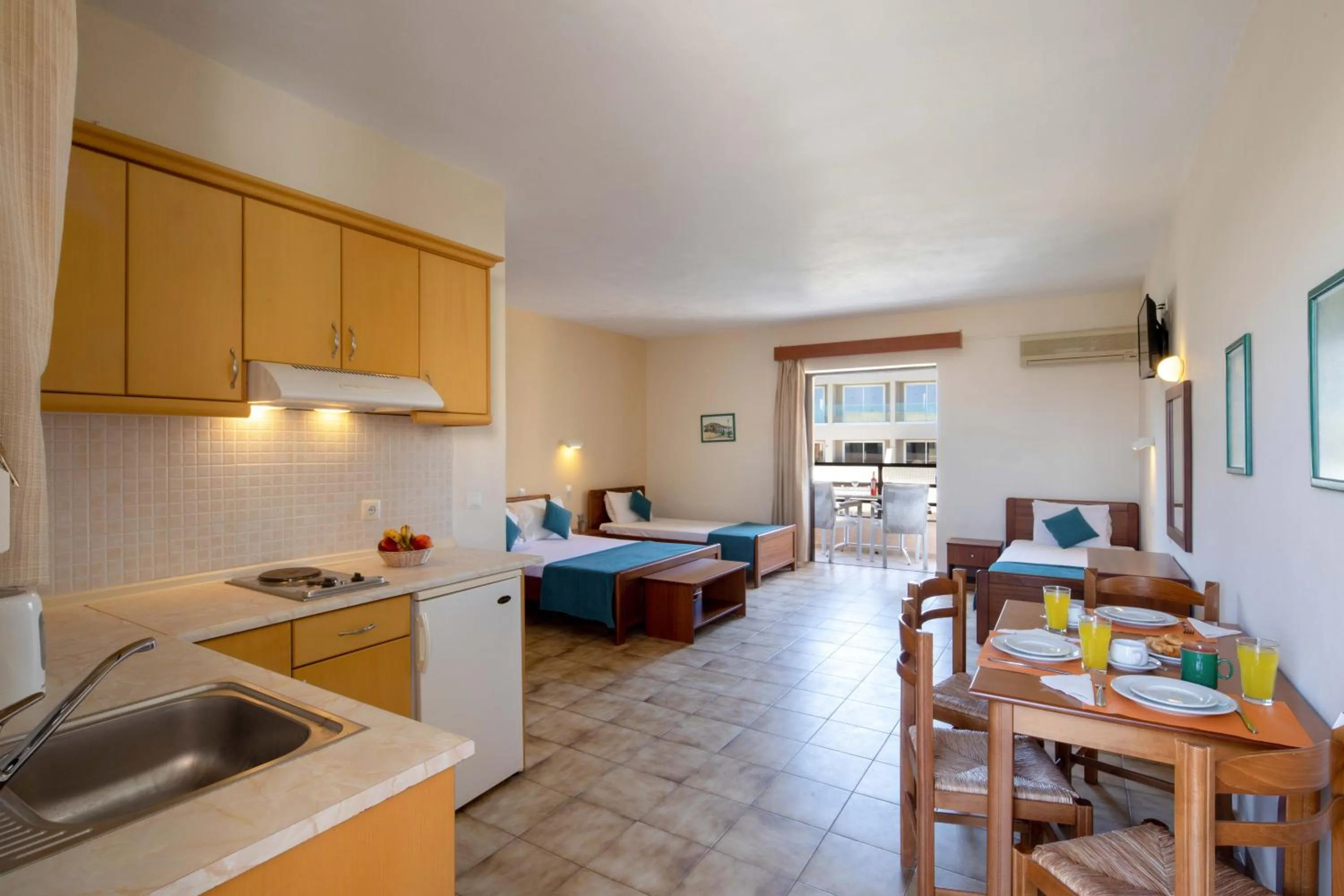 Kitchen or kitchenette in Hotel Rossis