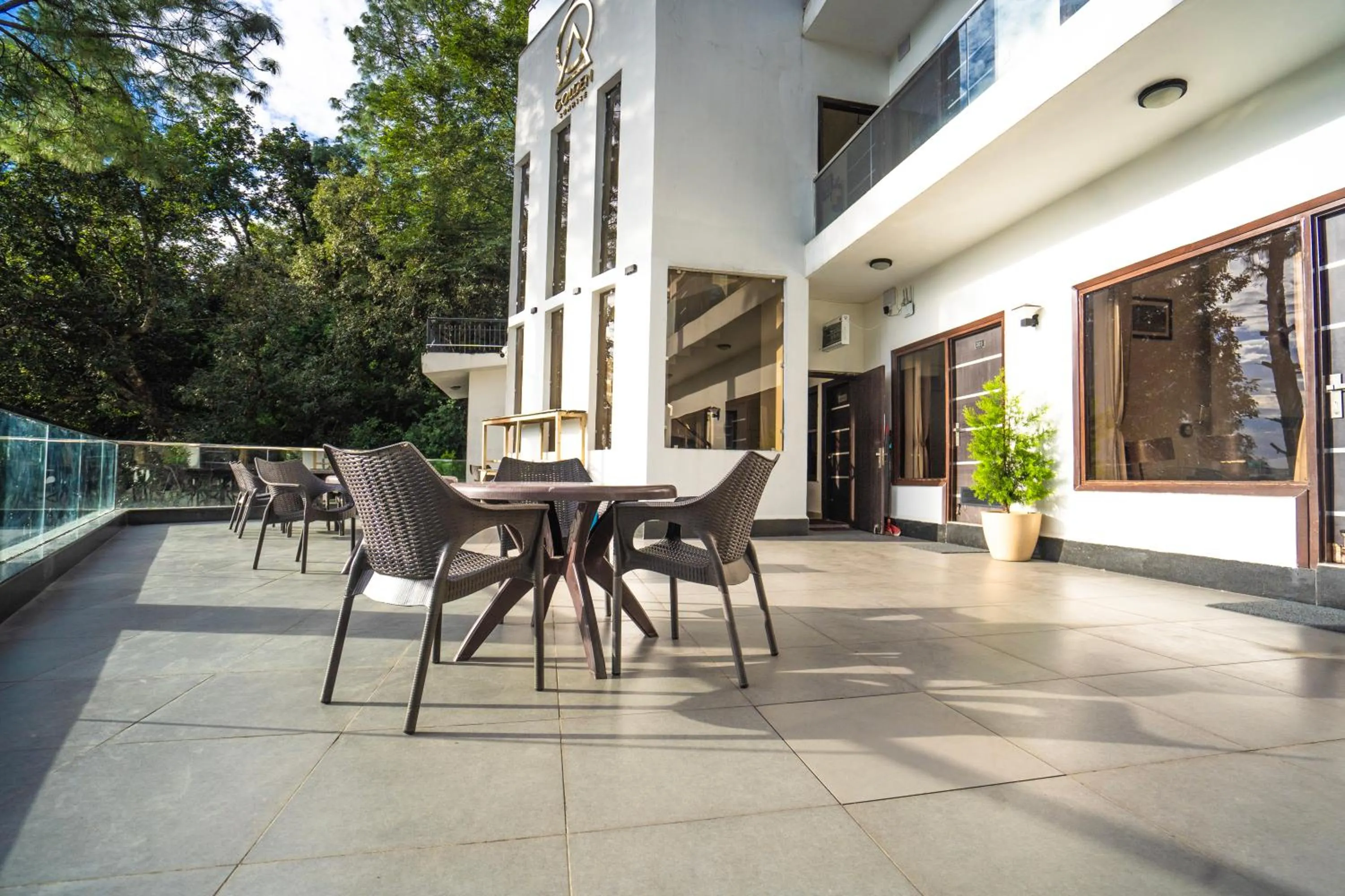 Dining area in The Golden Sunrise Hotel