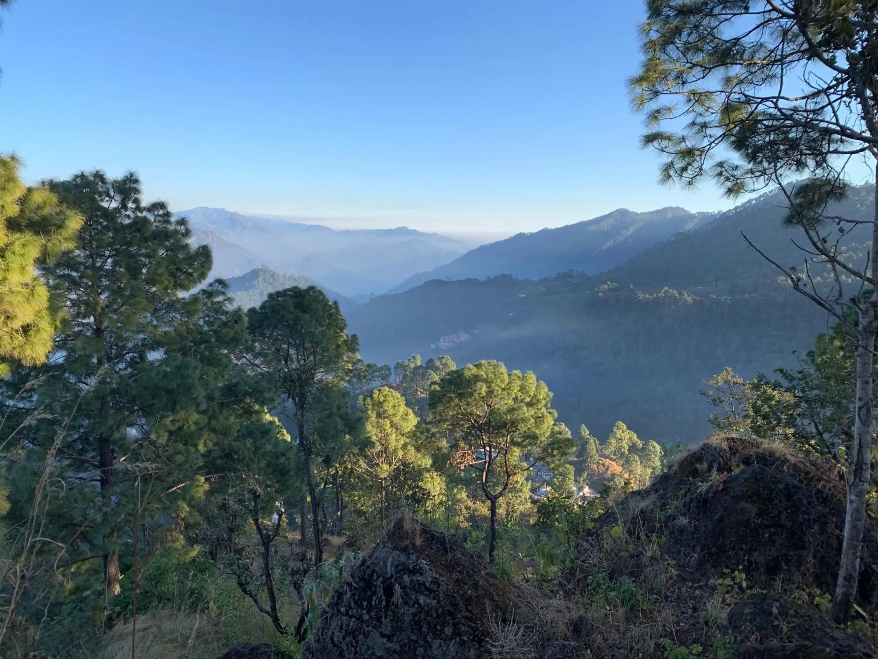 Mountain view in The Golden Sunrise Hotel Mountain view in The Golden Sunrise Hotel