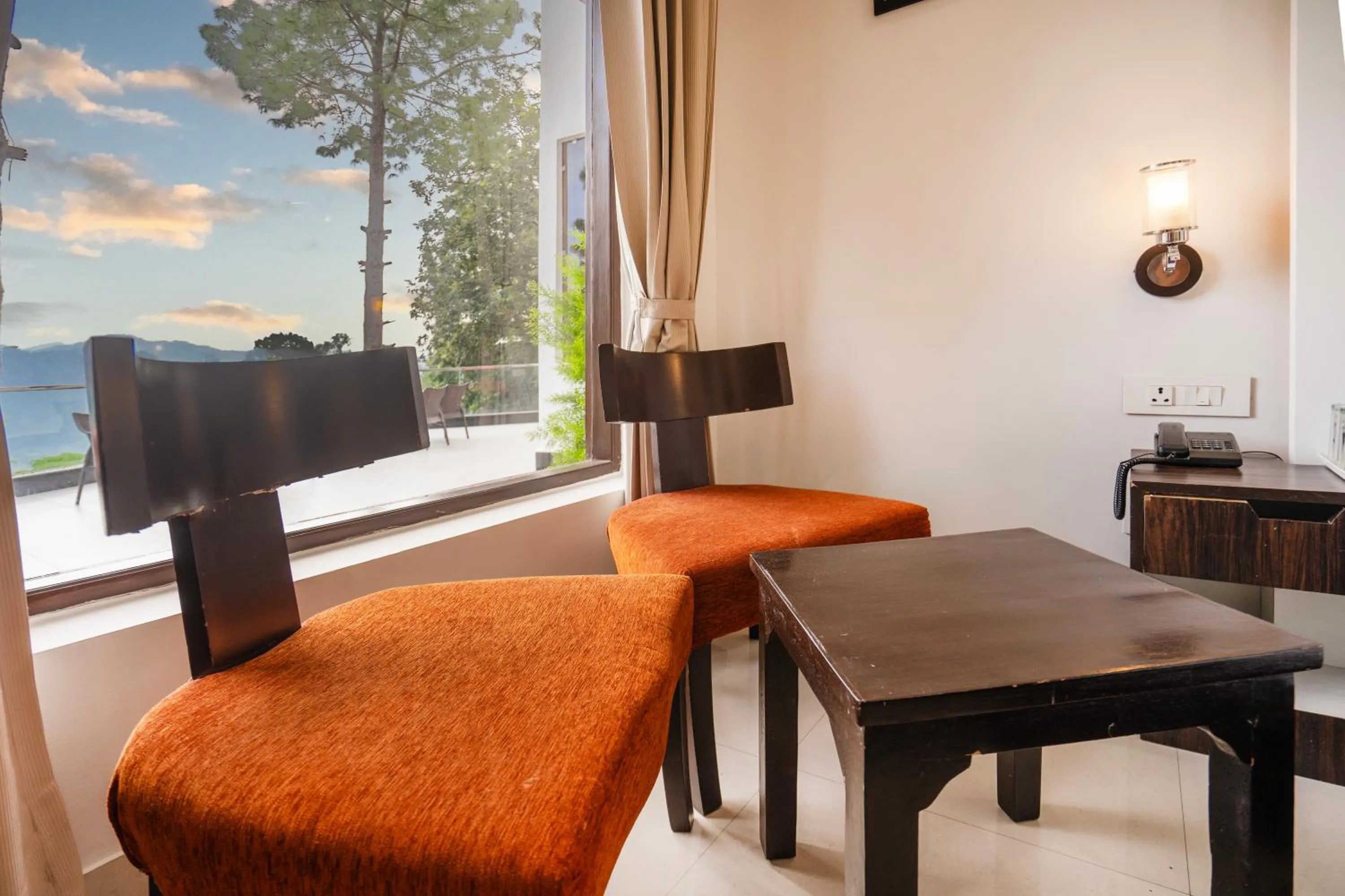 Mountain view in The Golden Sunrise Hotel