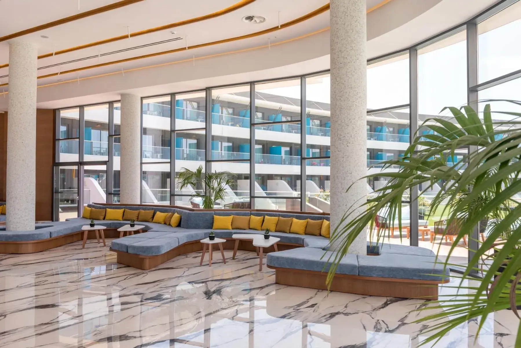 Lobby or reception in Lyttos Mare Lobby or reception in Lyttos Mare