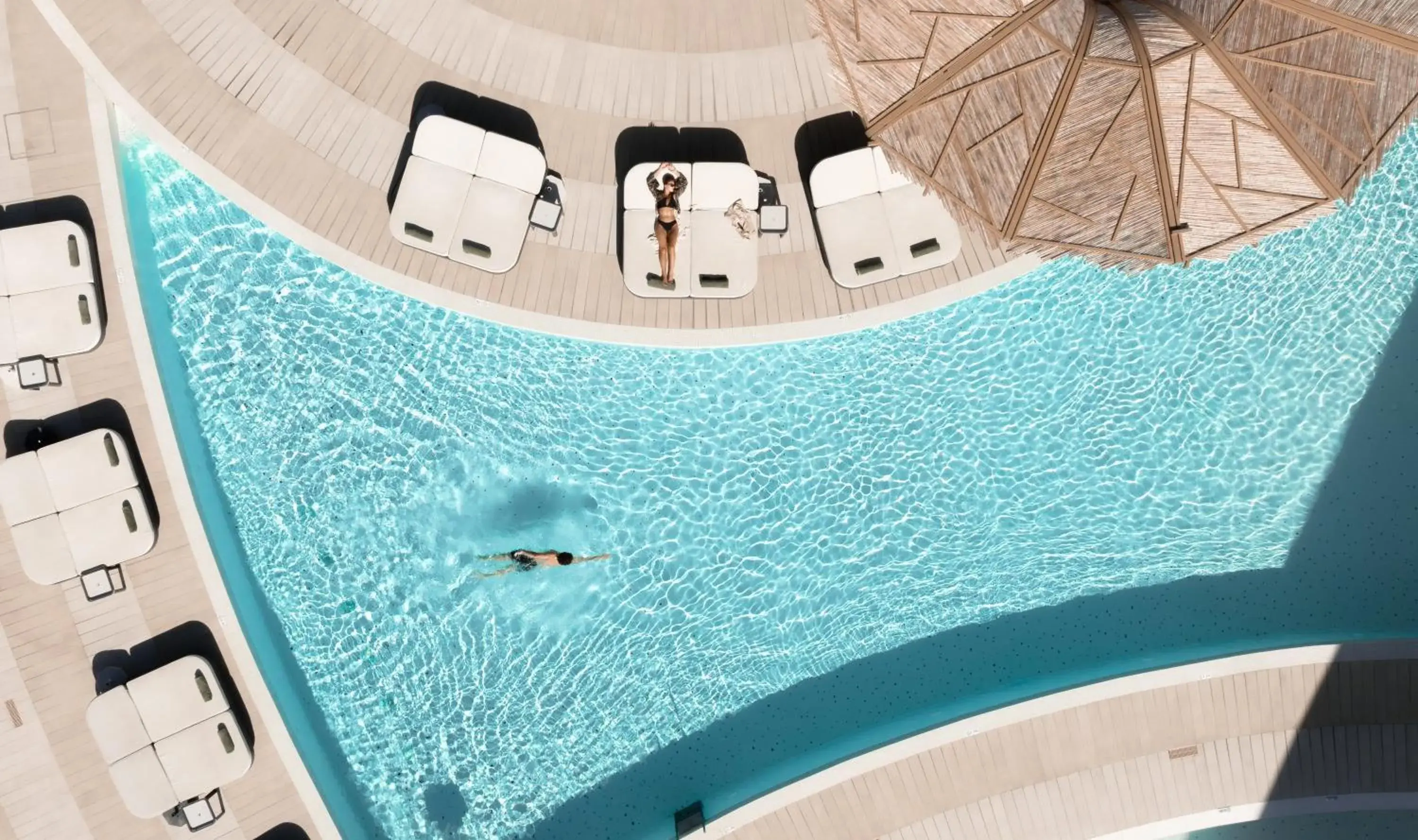 Pool view in Lyttos Mare Pool view in Lyttos Mare