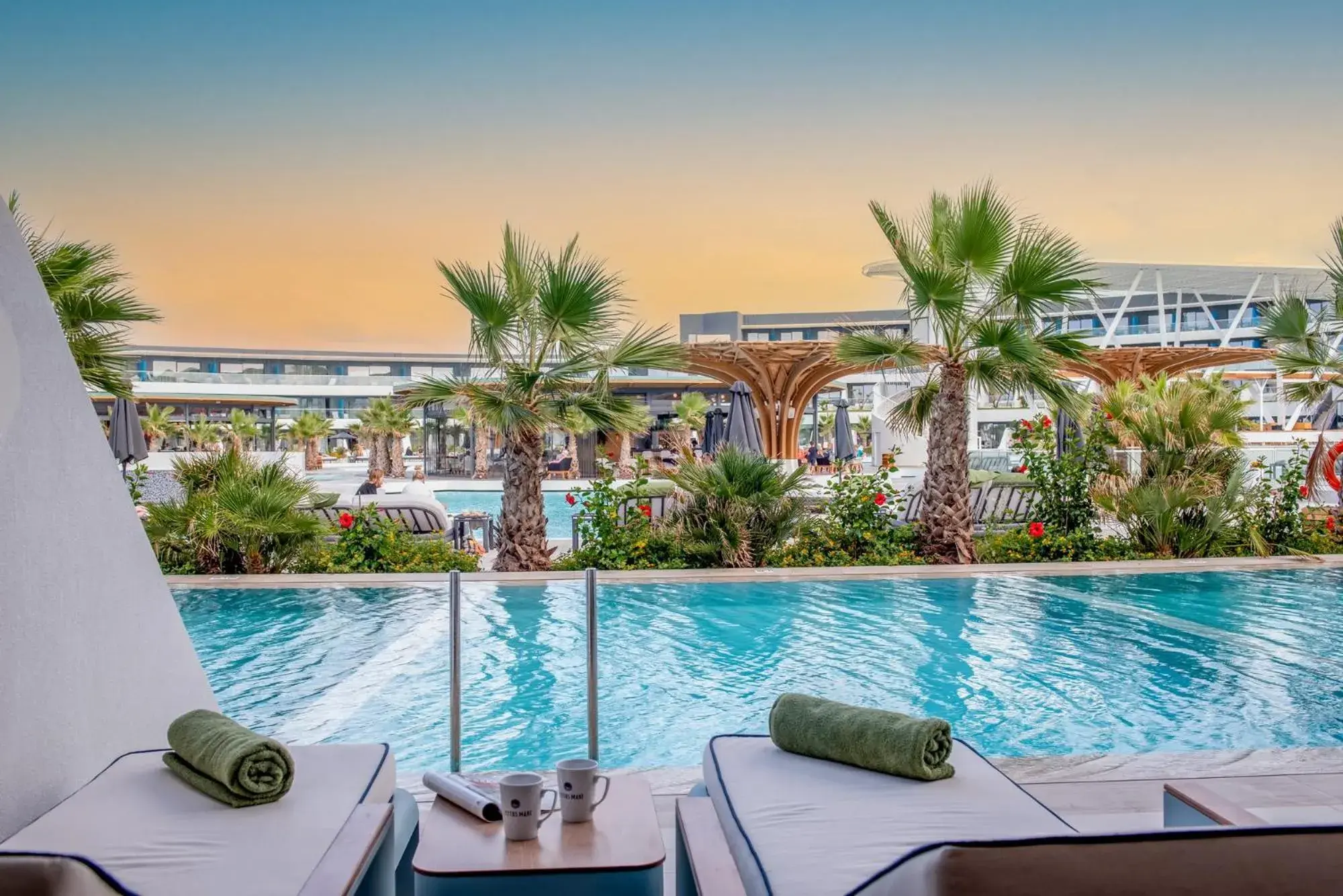 Pool view in Lyttos Mare Pool view in Lyttos Mare