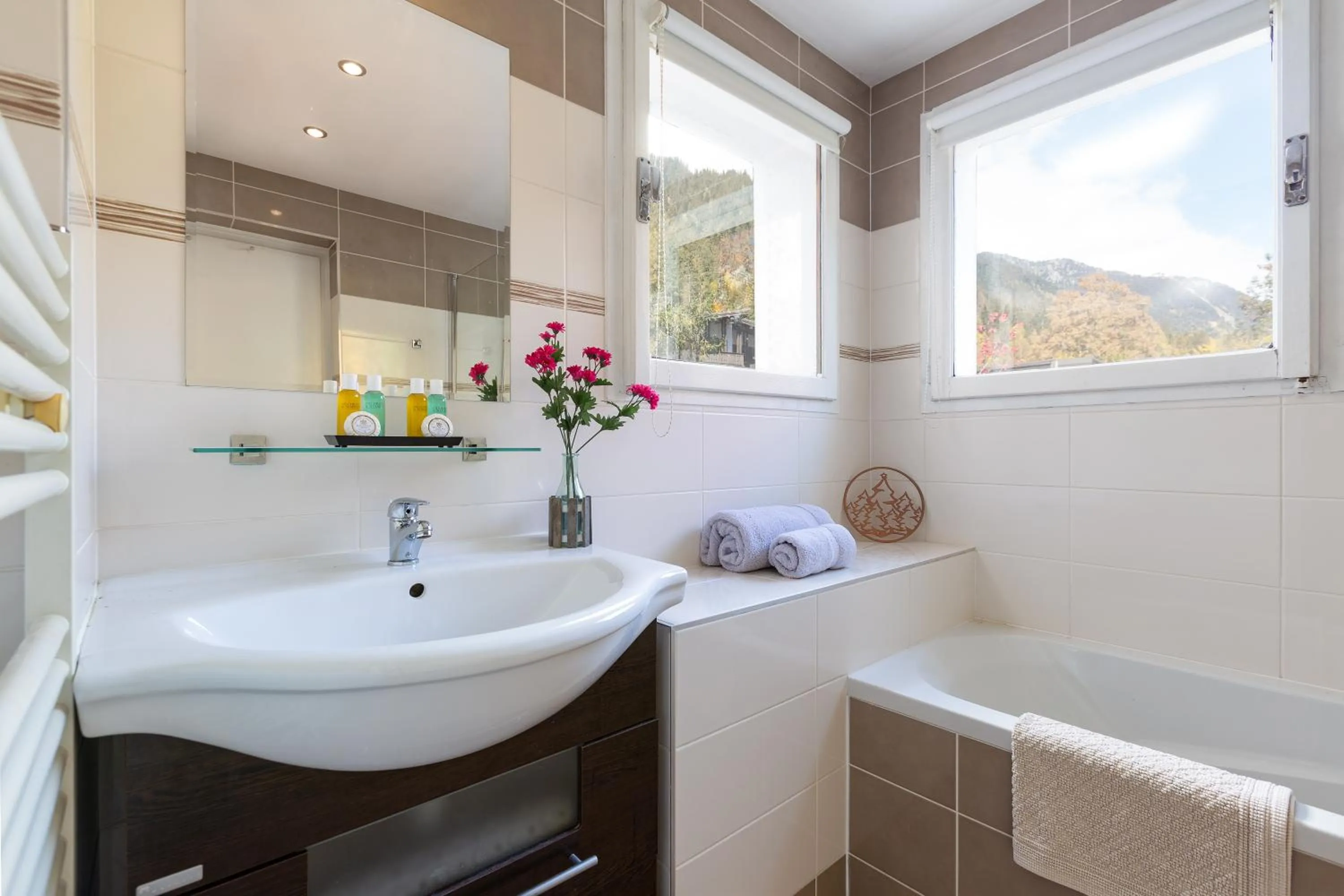 Bathroom in Chalet Hôtel La Sapinière