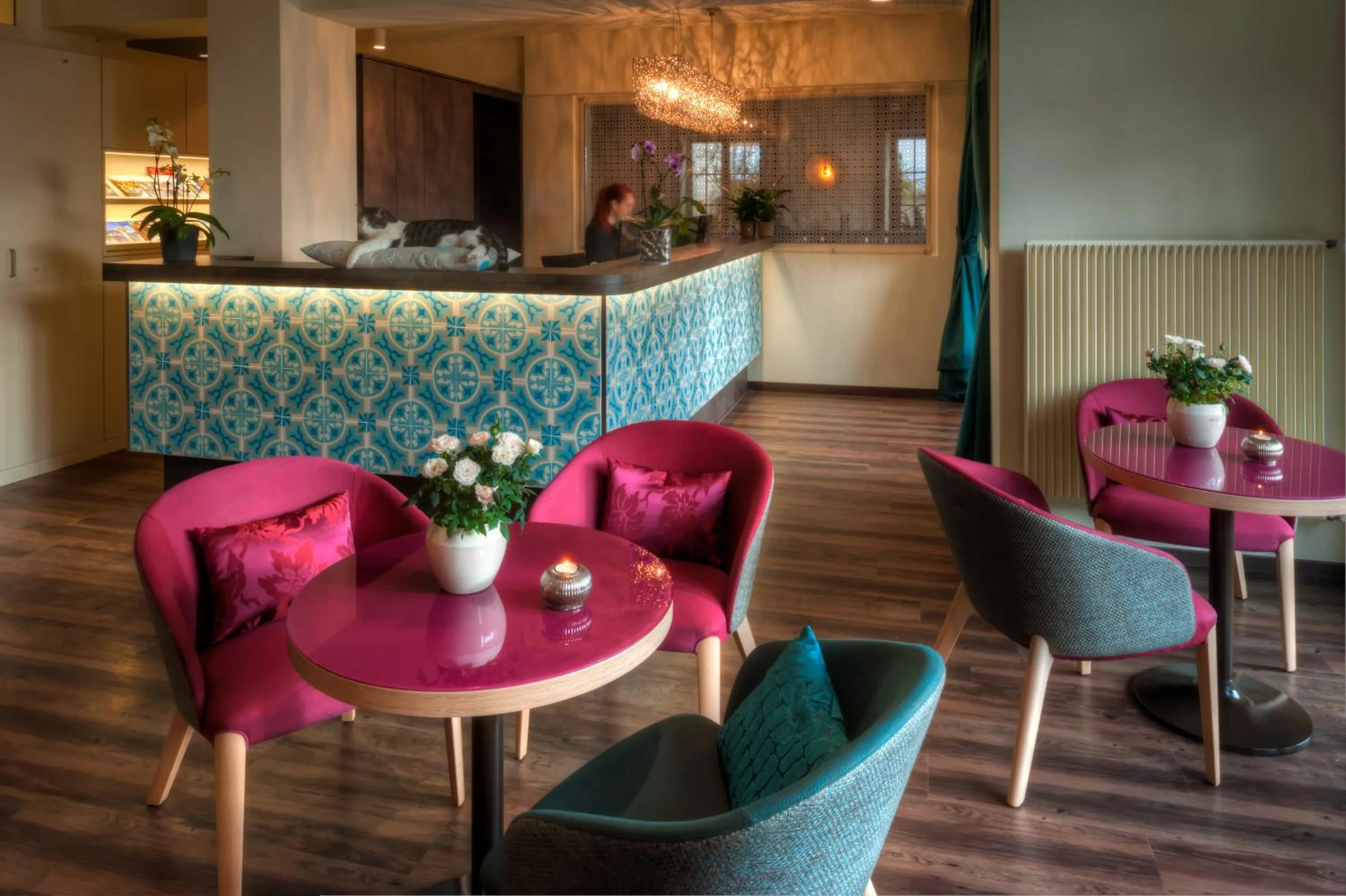 Lobby or reception in Seehotel Gotthard