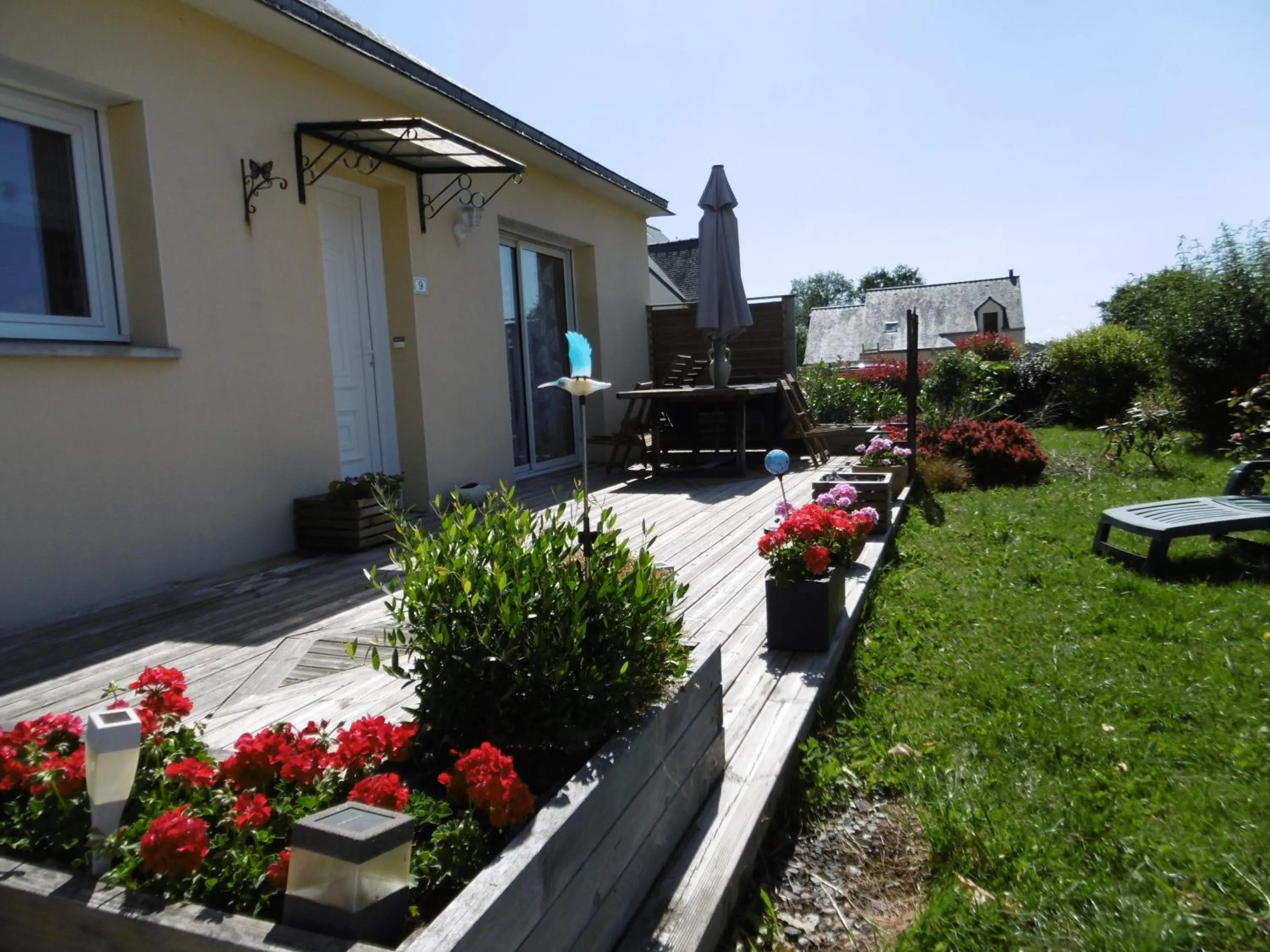 Patio in Chambre d'Hôtes La Marie Pierre