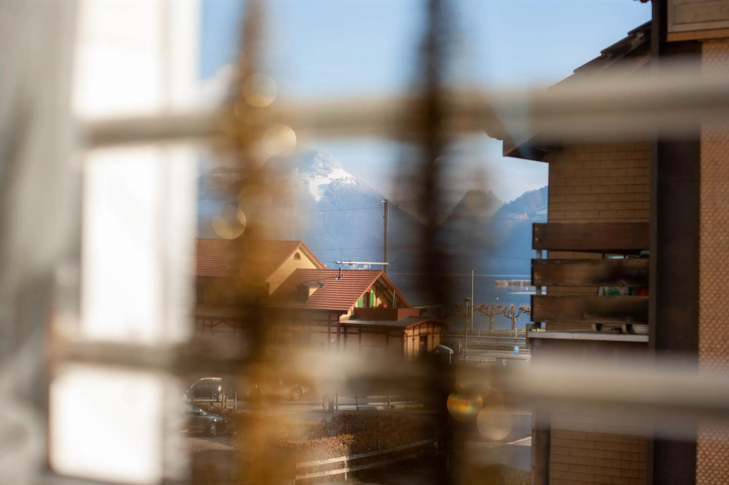 Mountain view in Budget rooms Pilatus - Alpnachstad