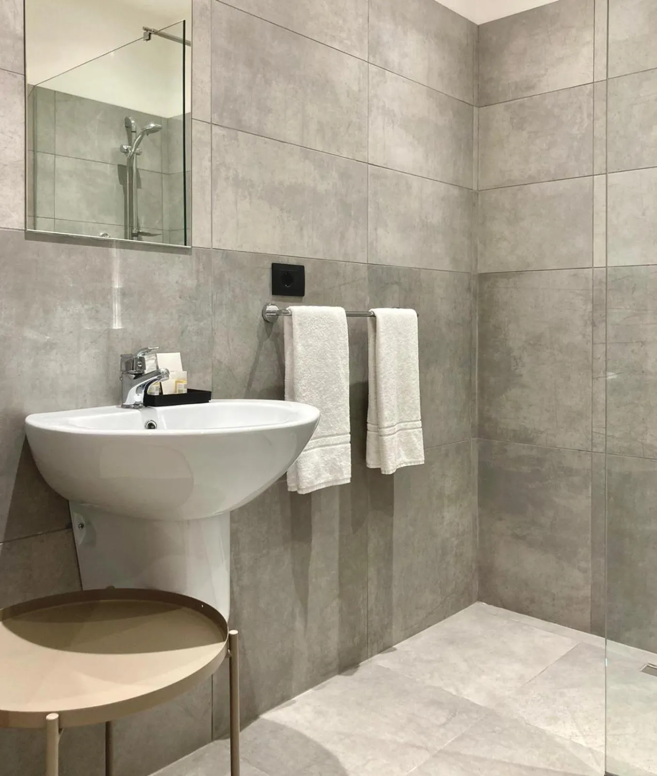 Bathroom in Hotel Portum