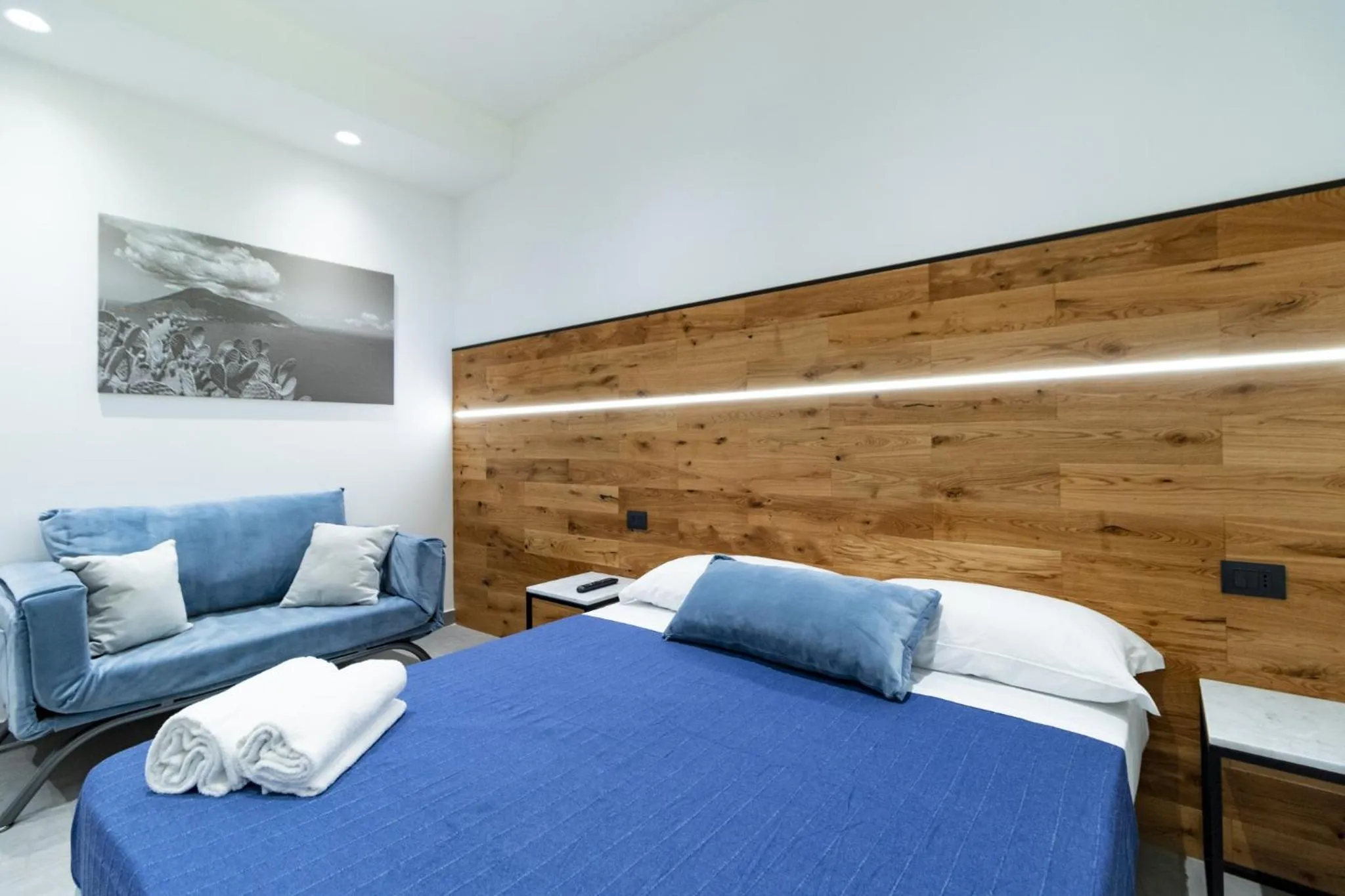 Bedroom, Bed in Hotel Portum