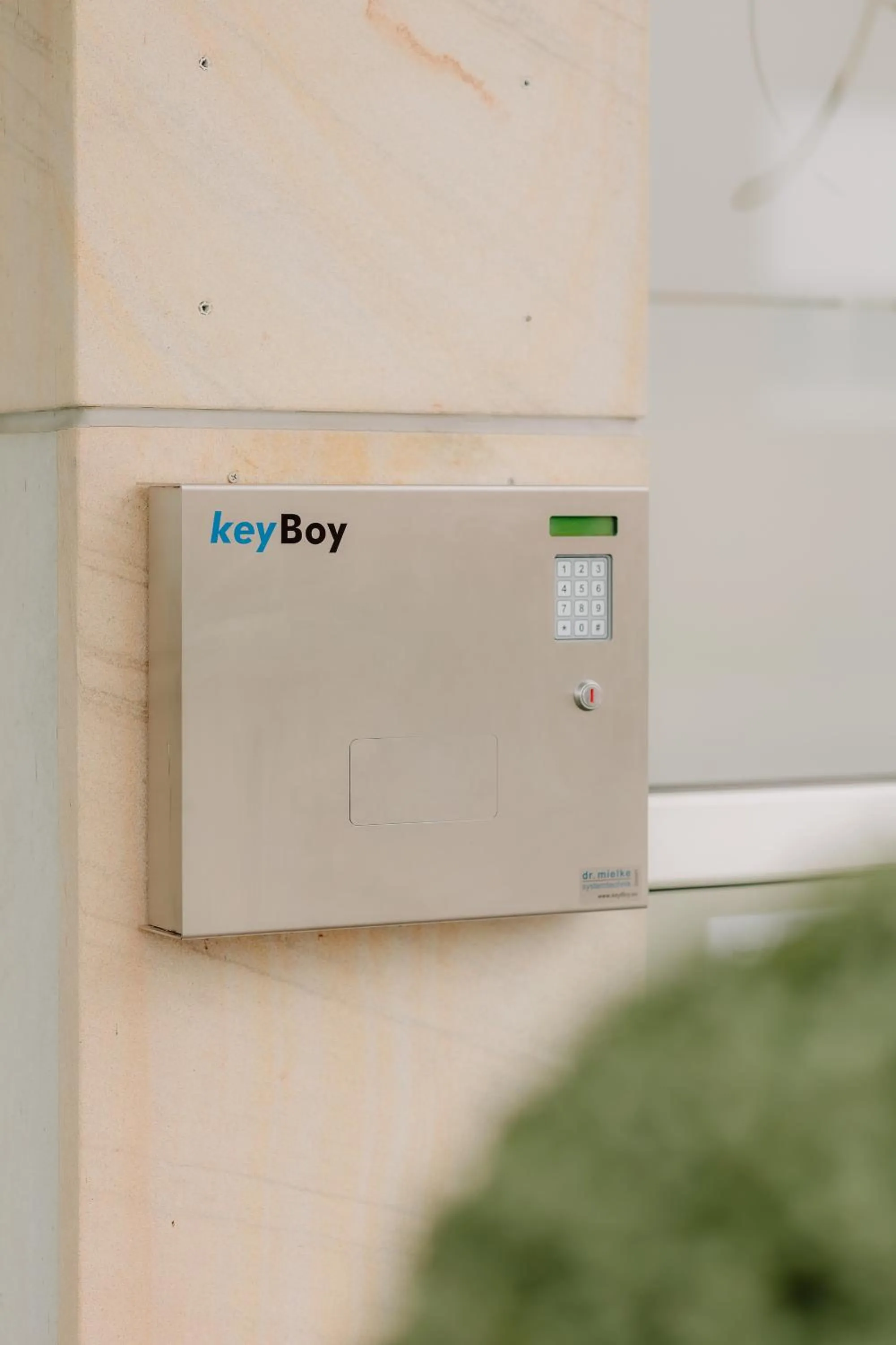 Facade/entrance in CASCADA Rheine by Hackmann