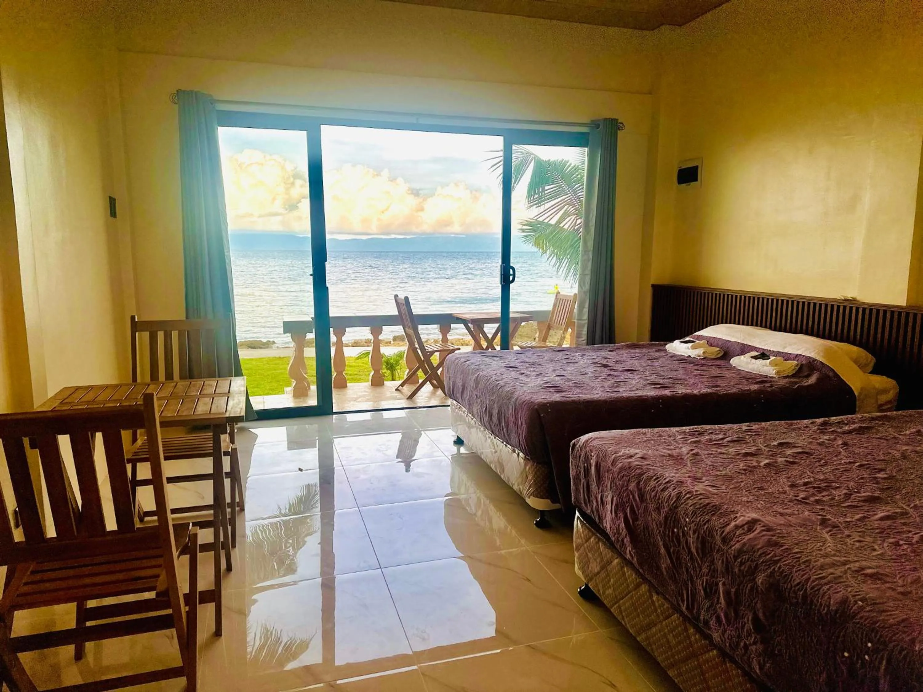 Bed in Rio Beach Resort