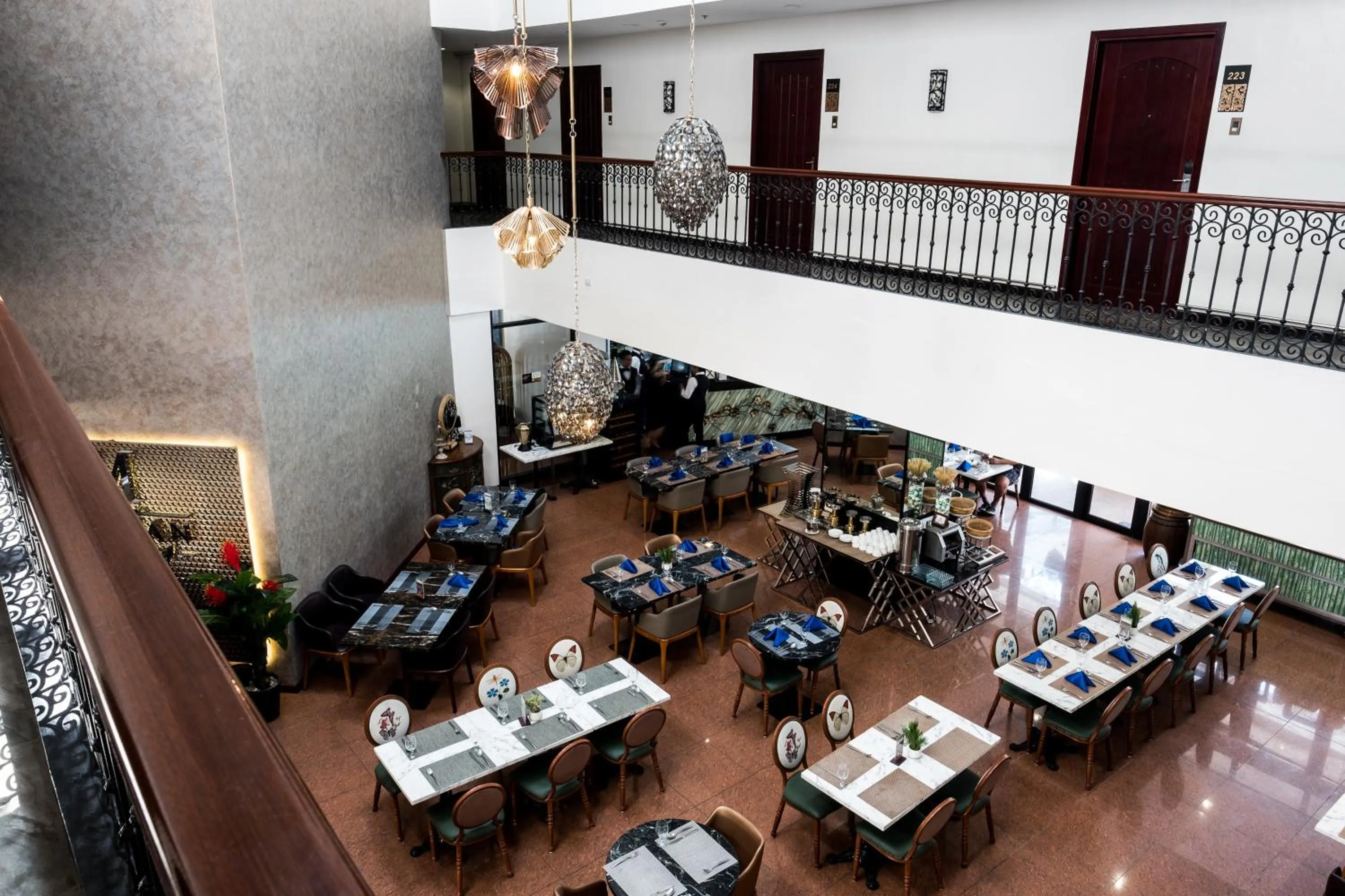 Restaurant/places to eat in Marcian Garden Hotel