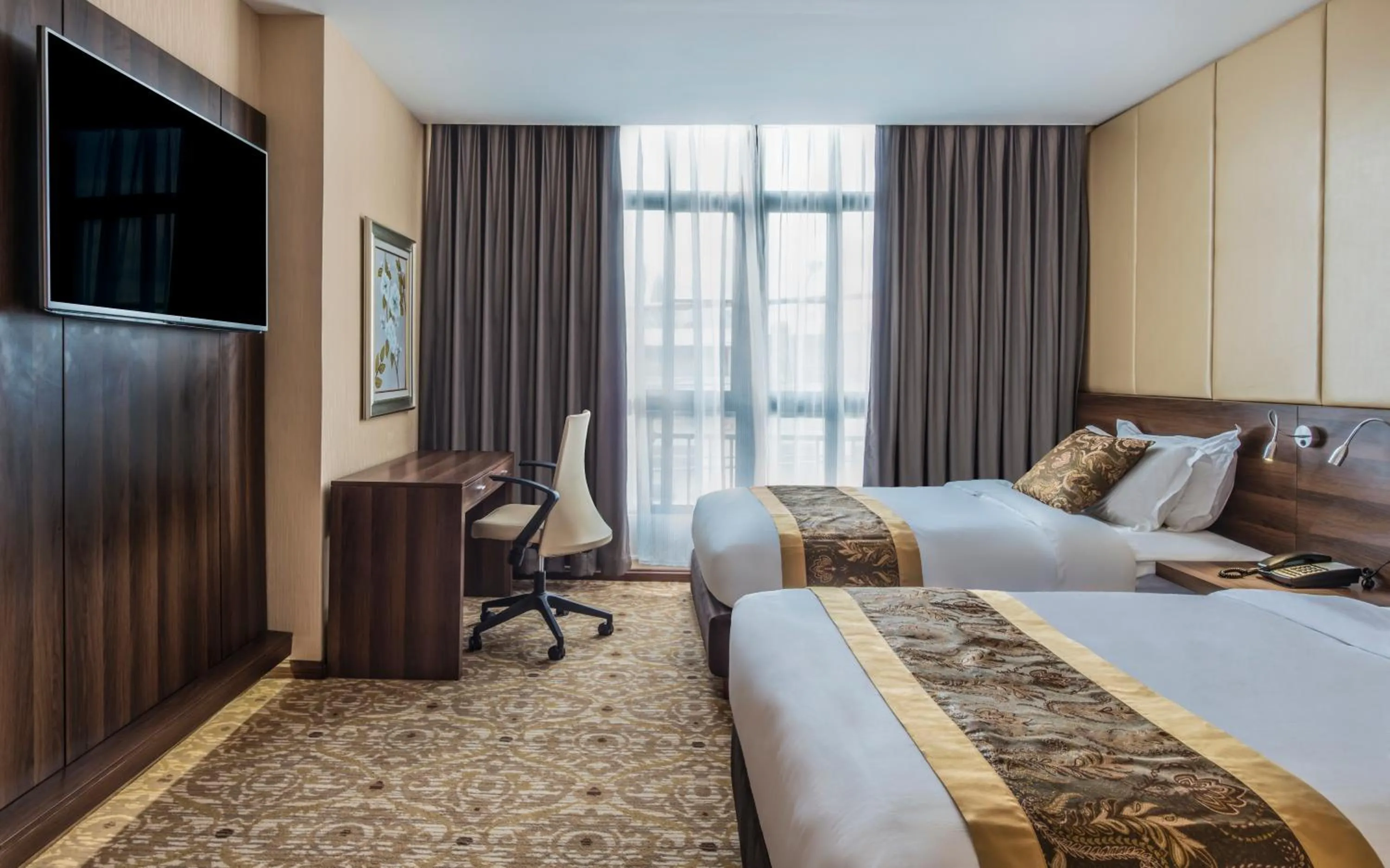 Bedroom, Bed in Marcian Garden Hotel