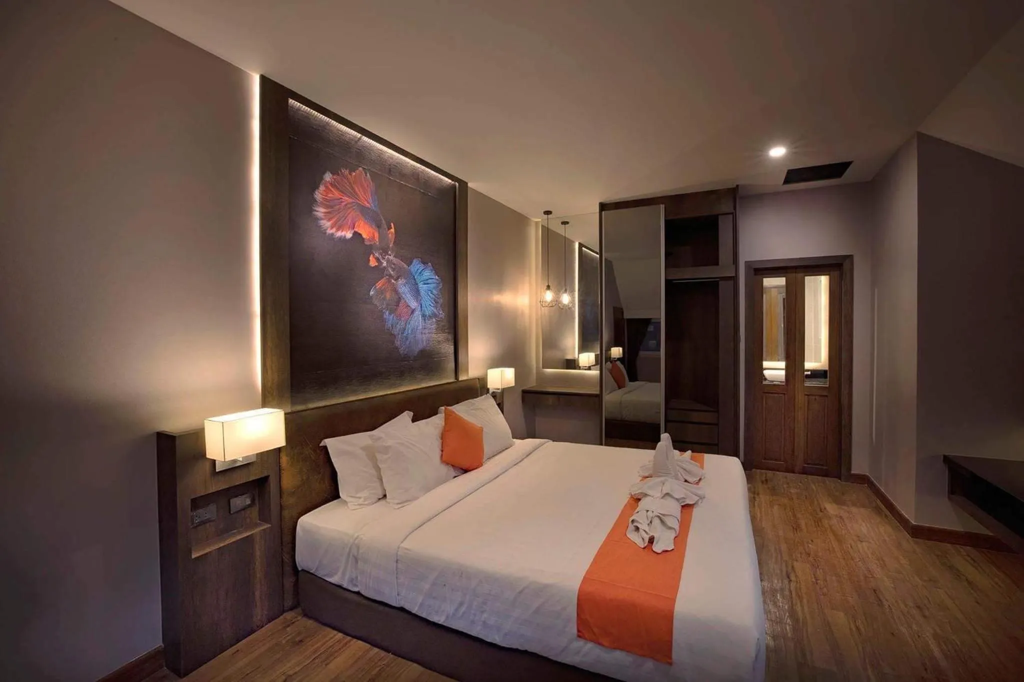 Bed in The Cliff Elegance Resort