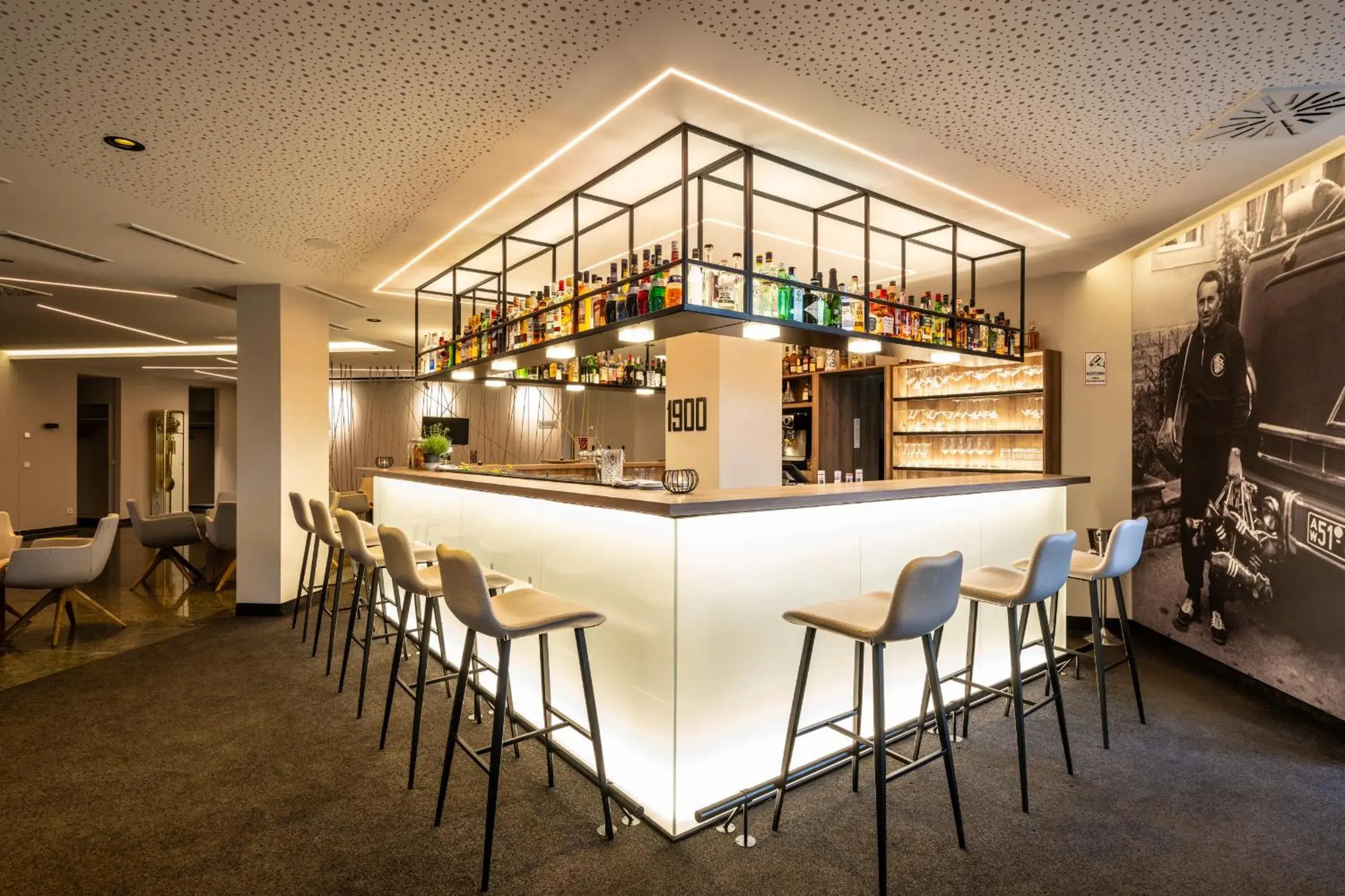 Lounge or bar in Hotel HerzogsPark Lounge or bar in Hotel HerzogsPark