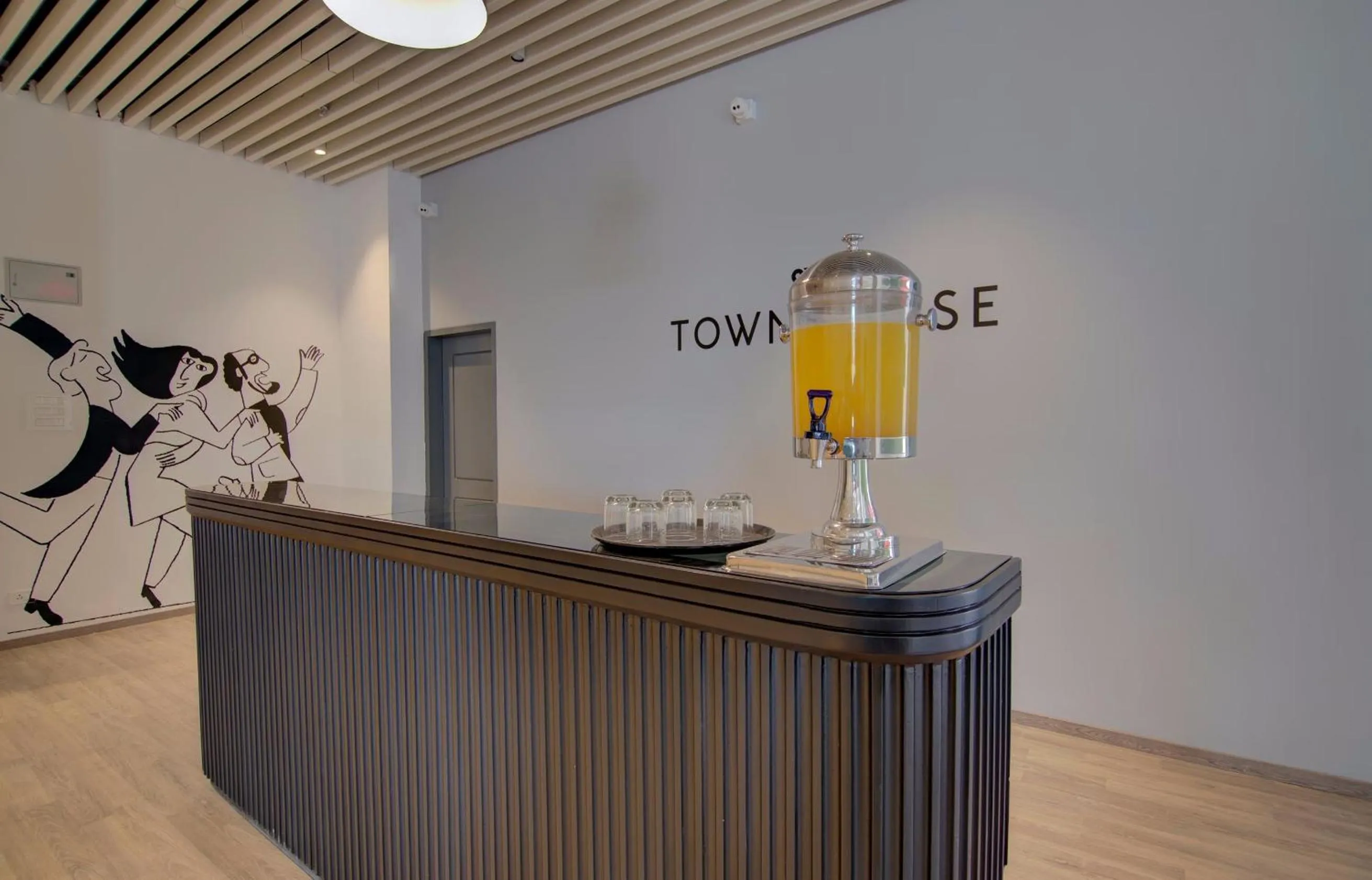 Lobby or reception in Townhouse De Alphabet