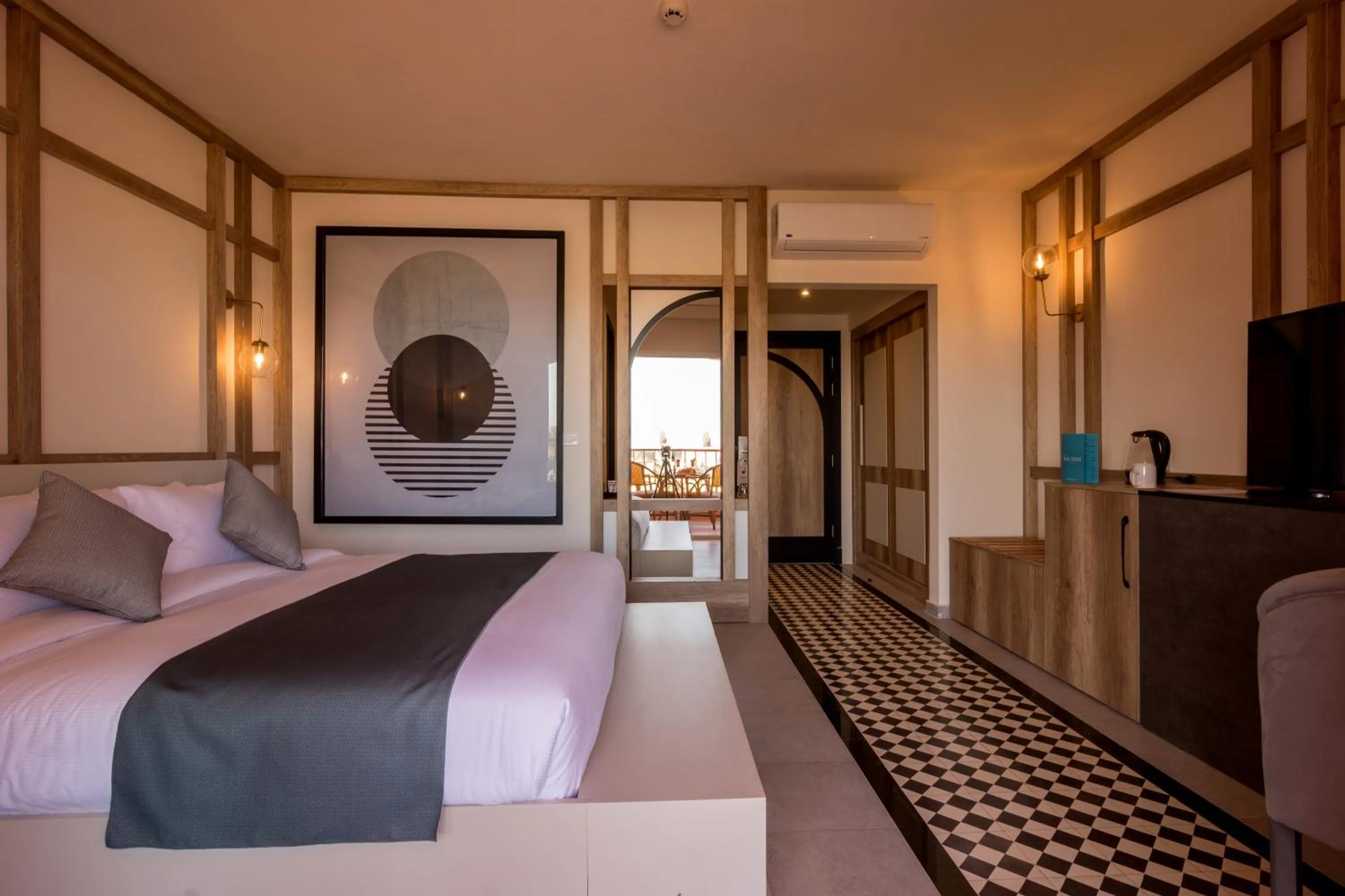 Photo of the whole room, Bed in AJIRA Boutique Hotel Hurghada Marina