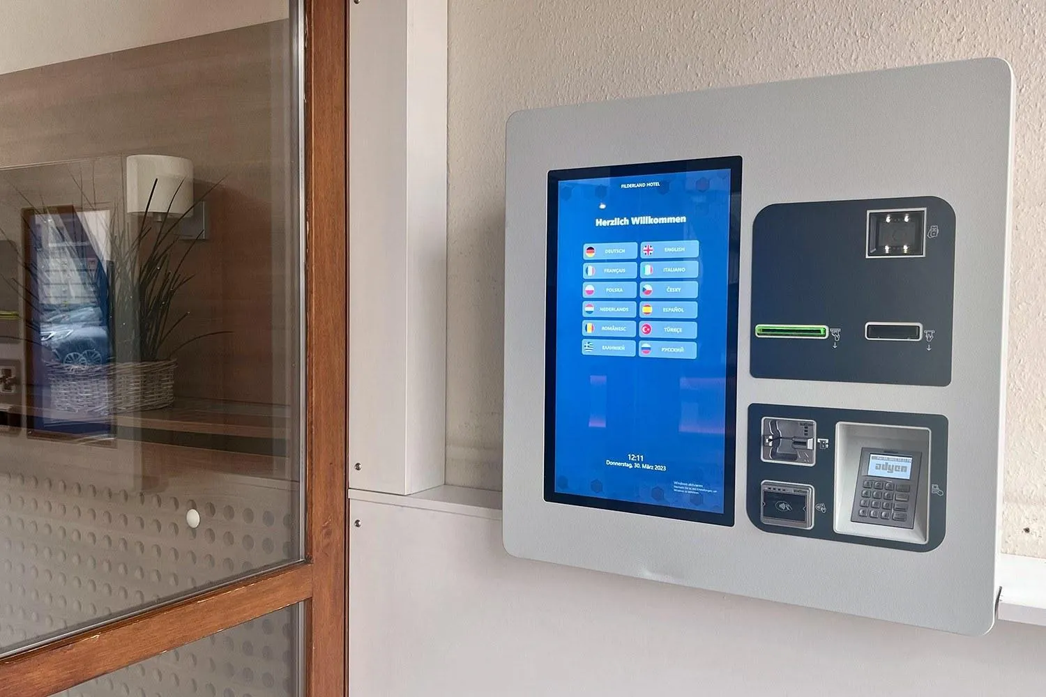 Lobby or reception in Hotel Filderland-Stuttgart Messe Airport - Free Parking