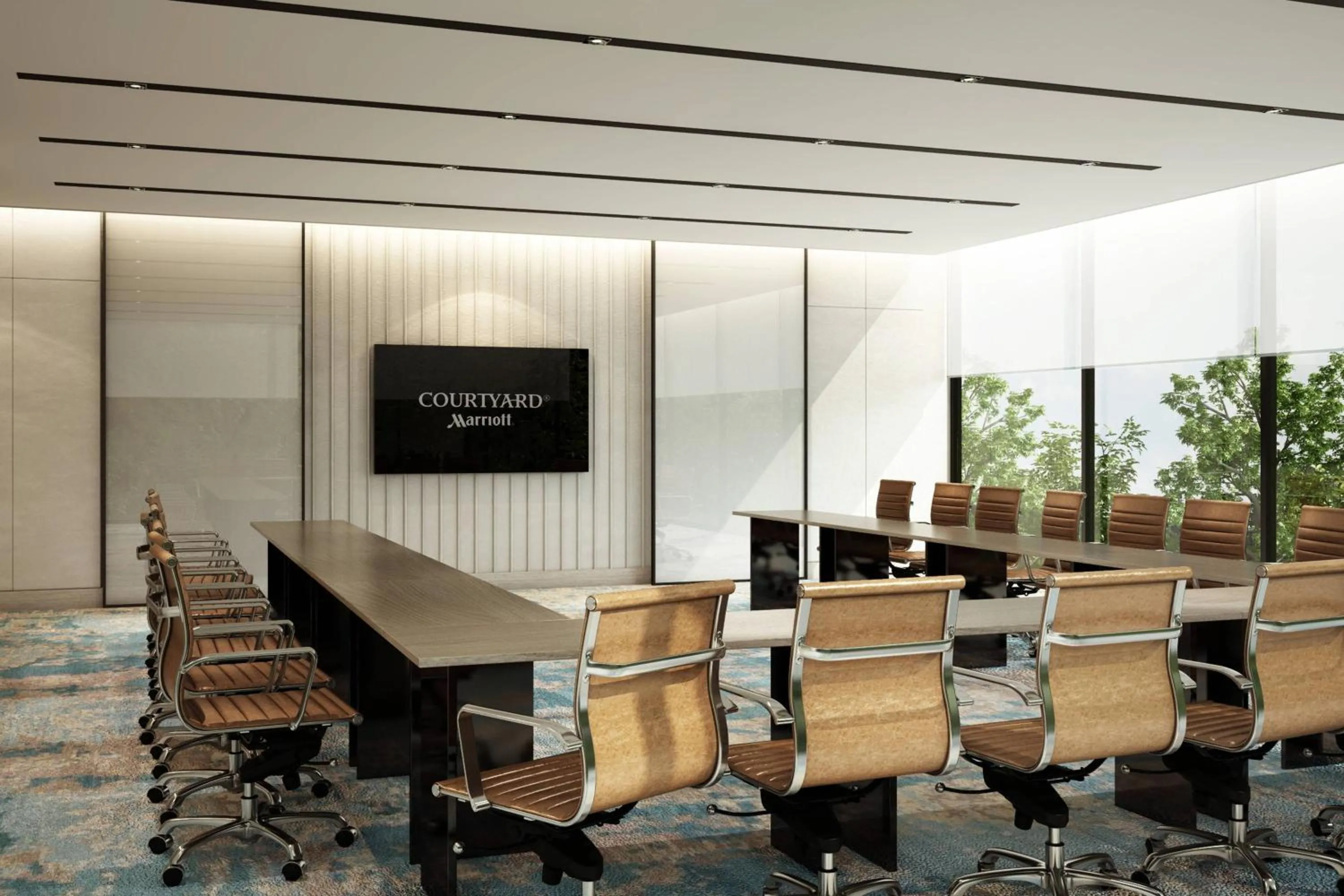 Meeting/conference room in Courtyard by Marriott Ahmedabad Sindhu Bhavan Road