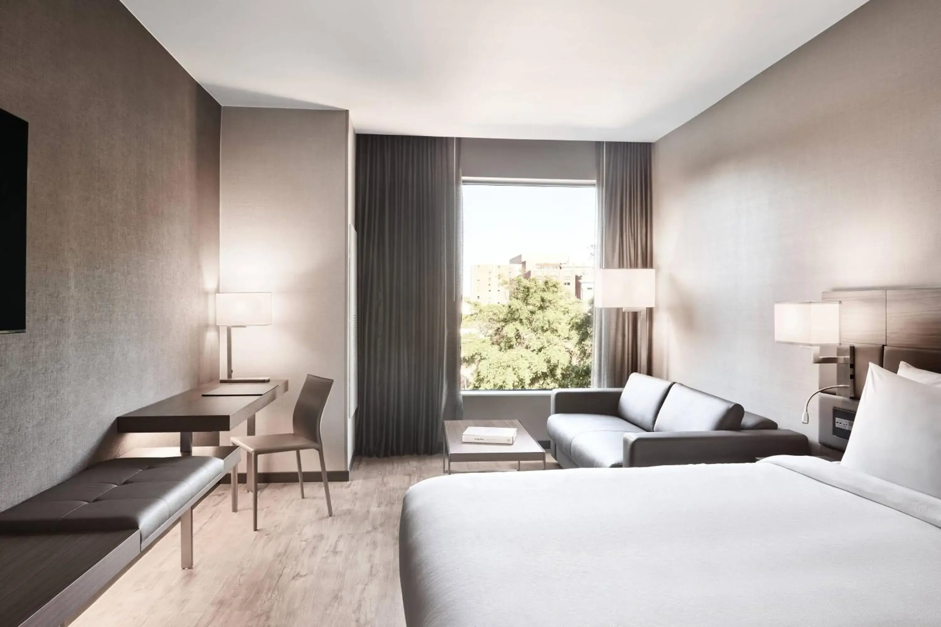 King Guest Room with City View in AC Hotel by Marriott Columbus Downtown King Guest Room with City View in AC Hotel by Marriott Columbus Downtown