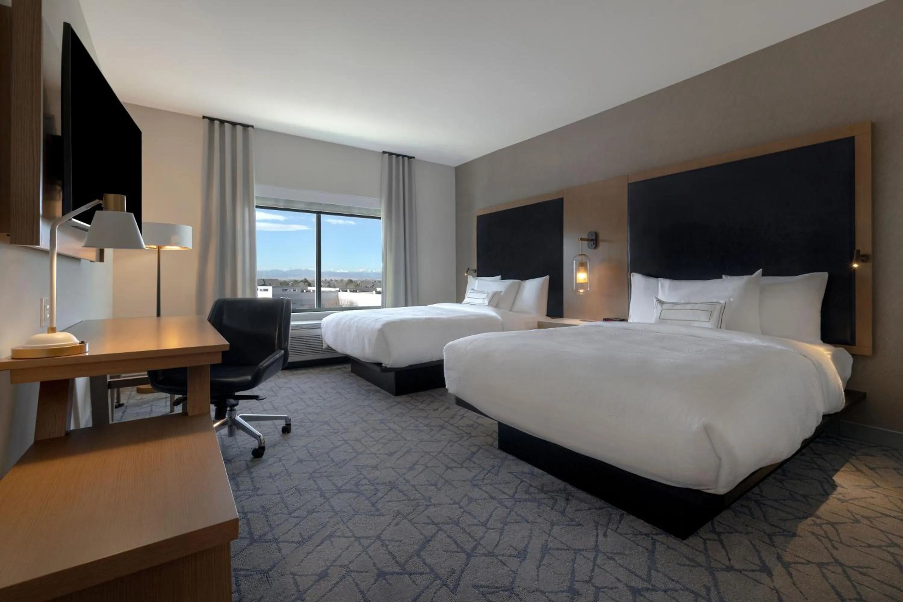 Bedroom, Bed in Fairfield by Marriott Inn & Suites Denver Airport at Gateway Park