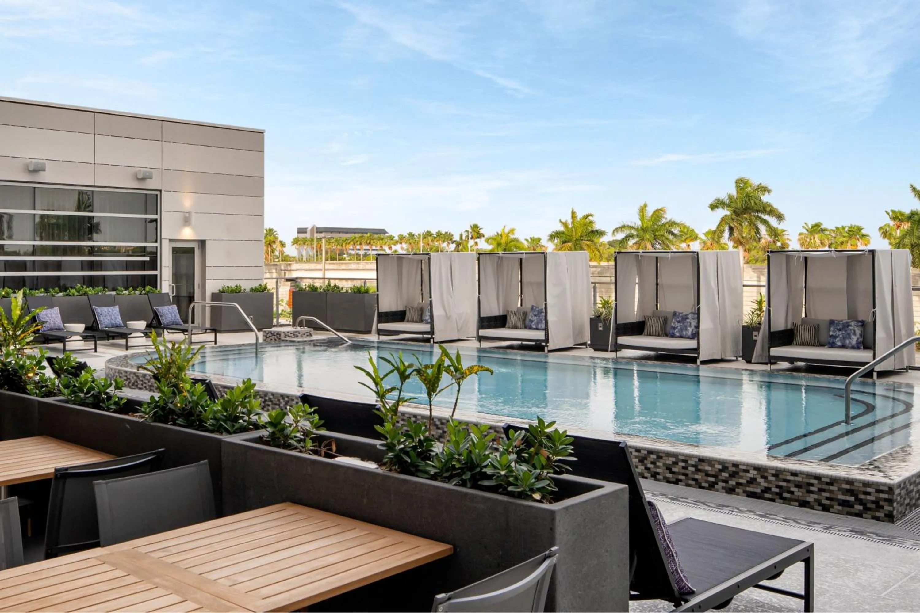 Swimming pool in AC Hotel by Marriott Miami Dadeland