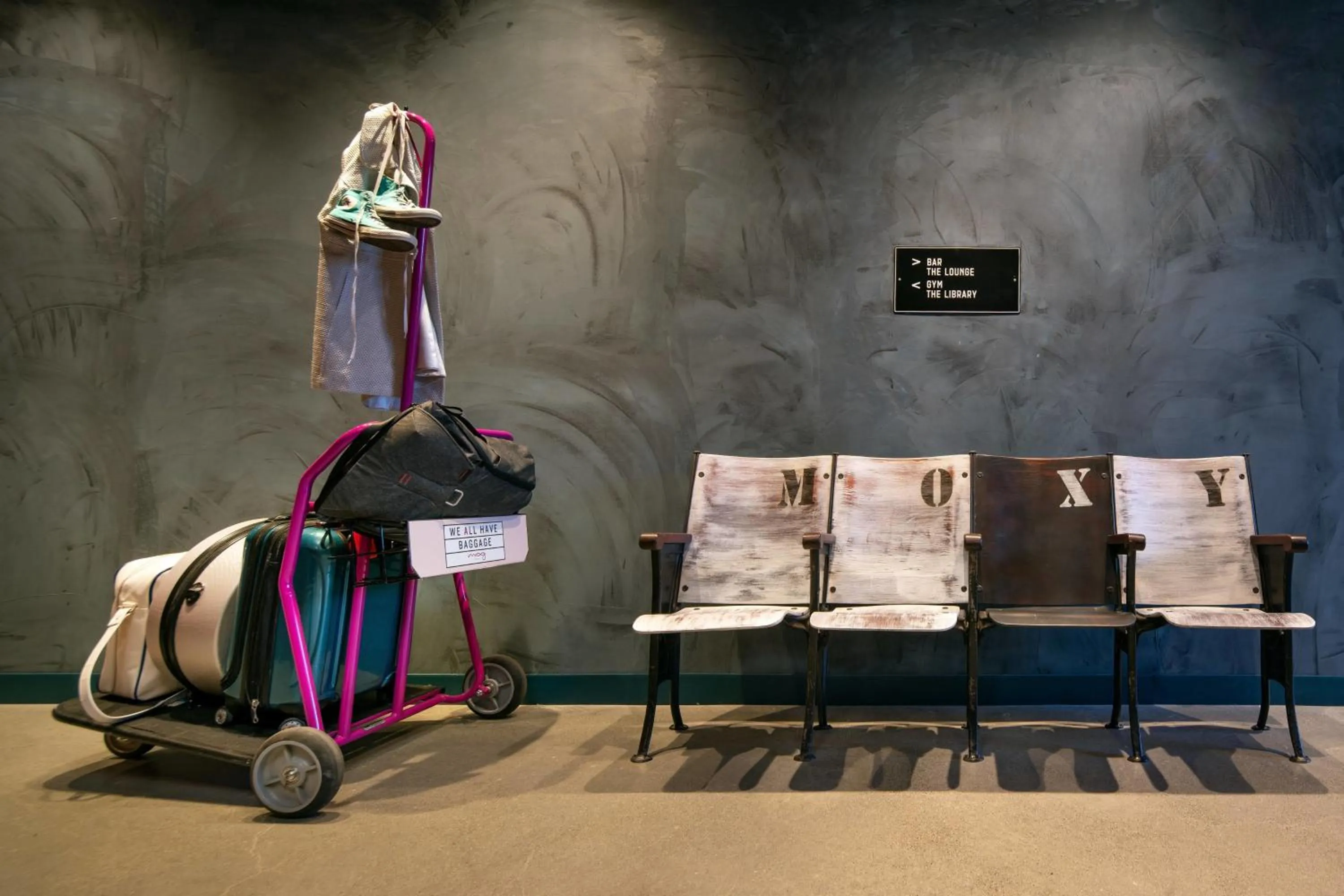 Lobby or reception in Moxy Oakland Uptown