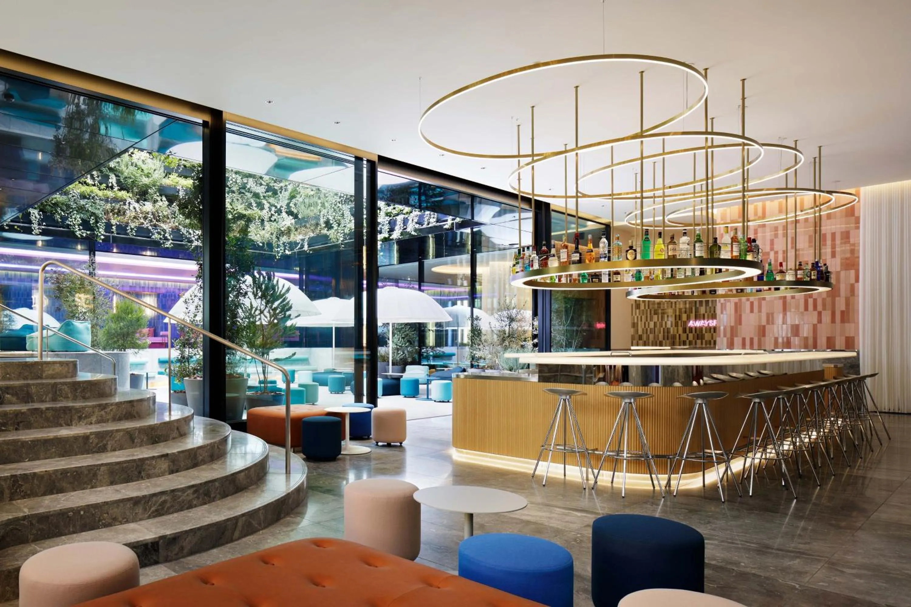 Lounge or bar in W Osaka