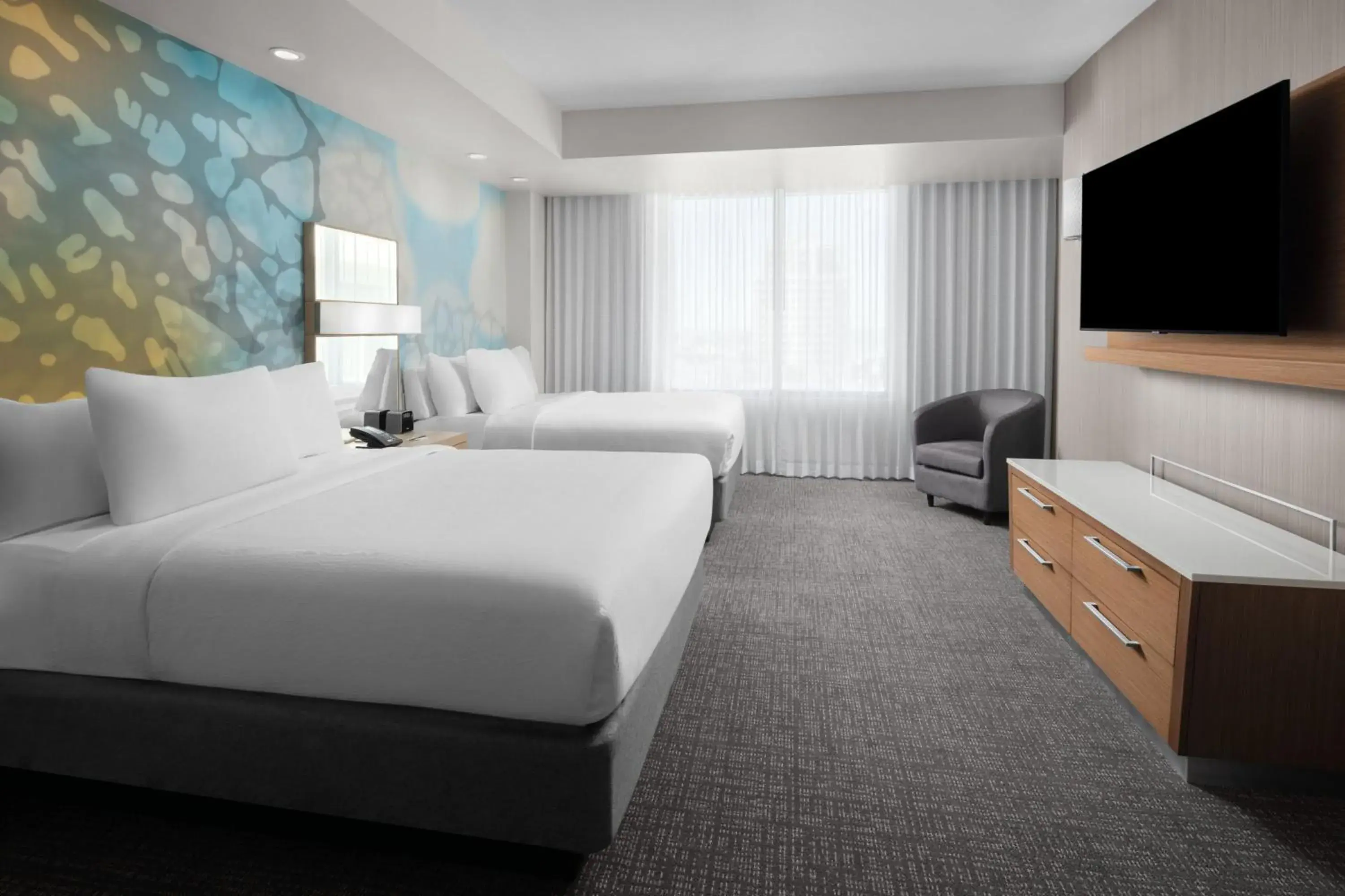 Double Queen Room in Courtyard by Marriott Clearwater Beach Double Queen Room in Courtyard by Marriott Clearwater Beach