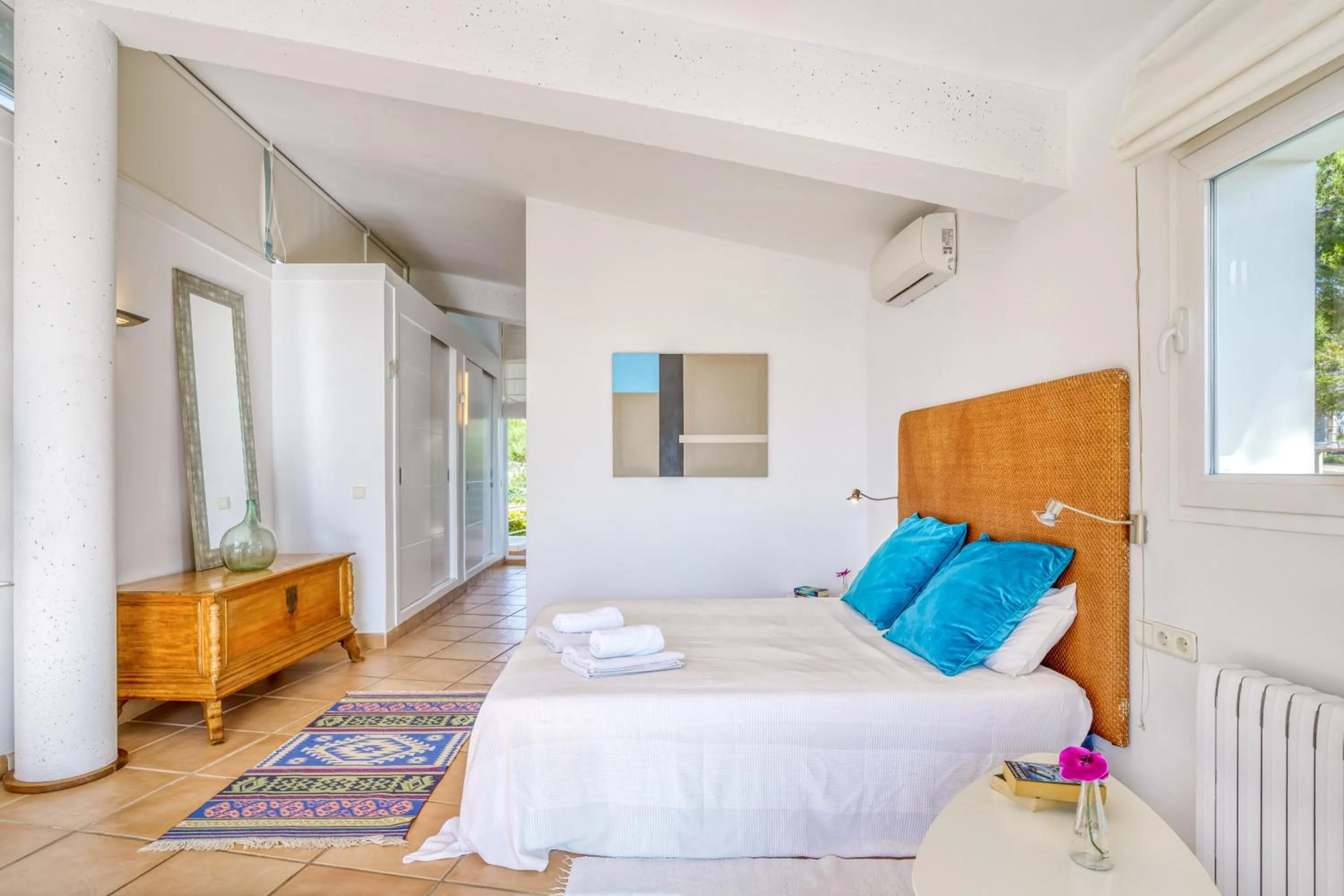 Living room, Bed in Casa Suca