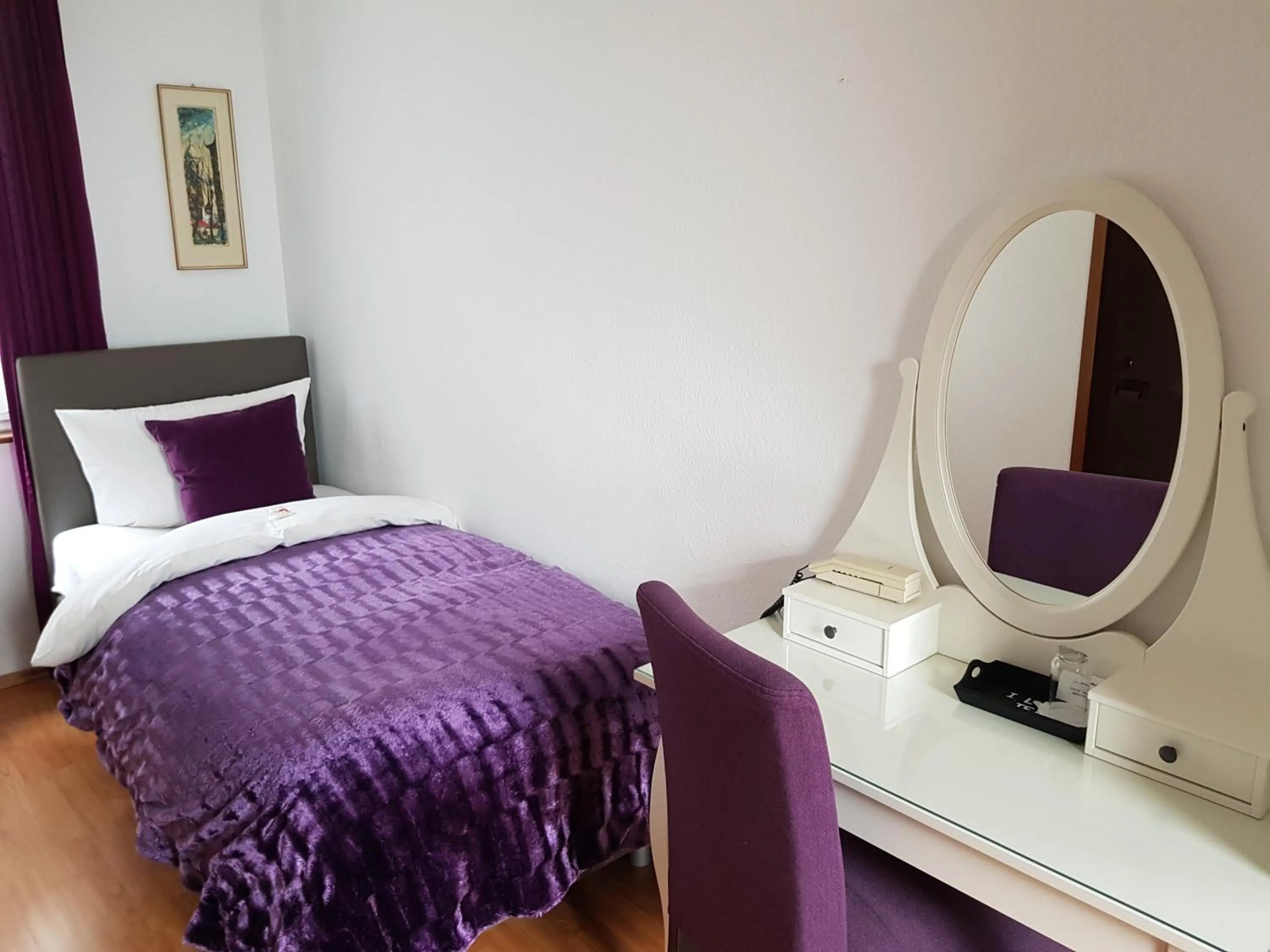 Bed in Hotel Hölscher