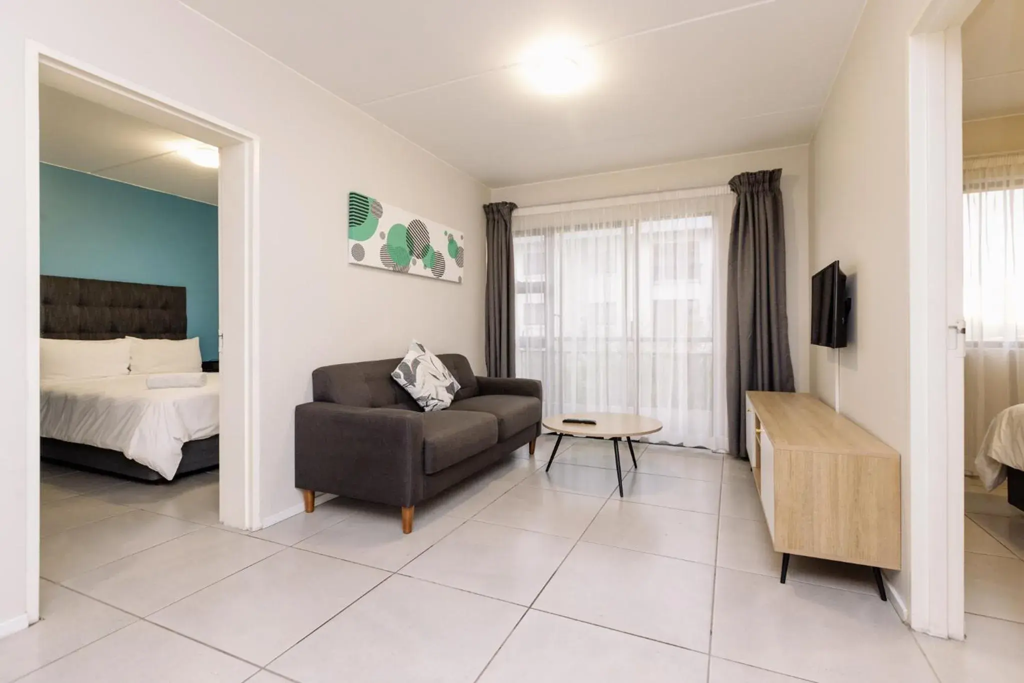 Living room, Bed in MINT Express Sandton View Living room, Bed in MINT Express Sandton View