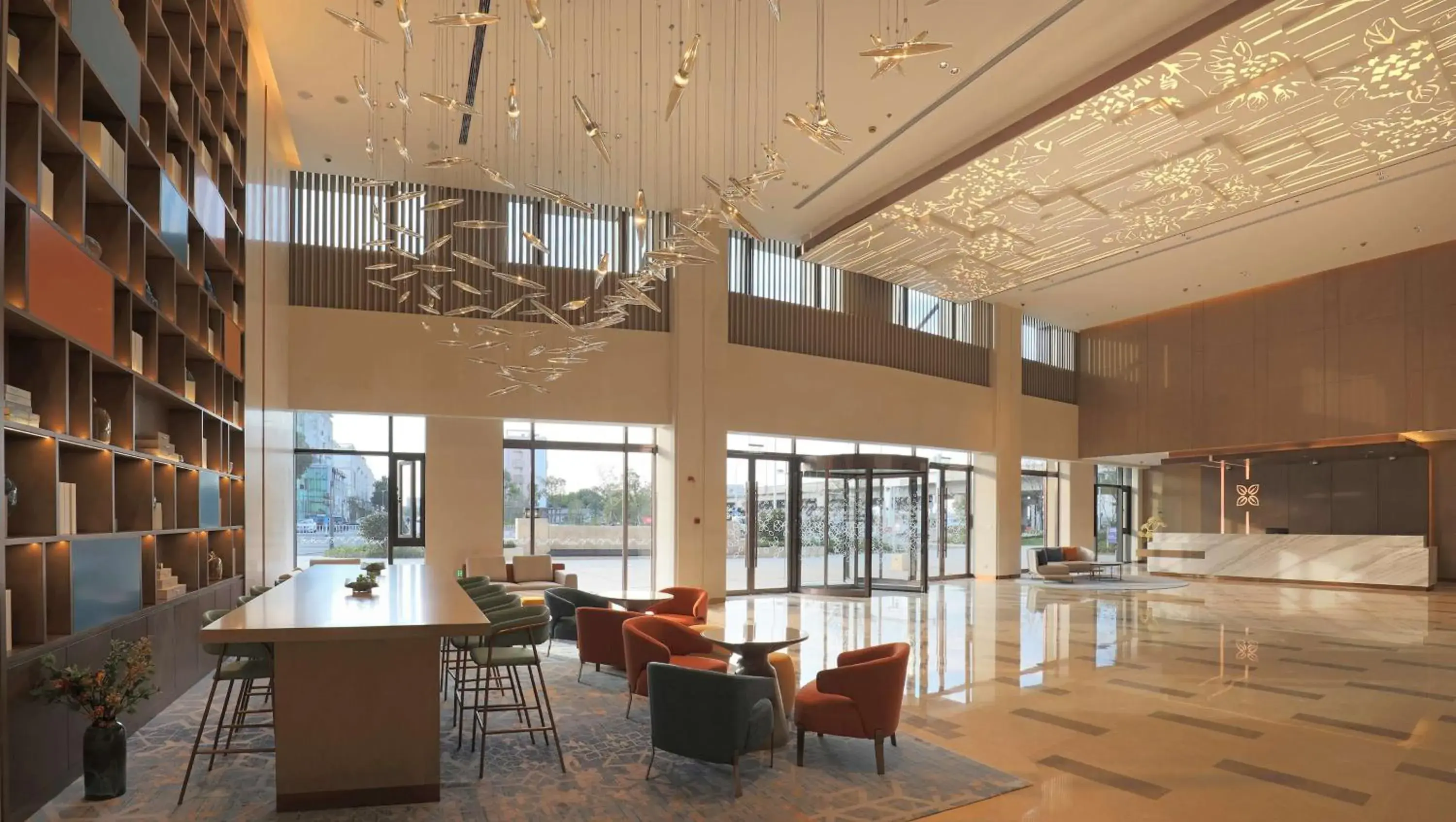 Lobby or reception in Hilton Garden Inn Changzhou Jintan Lobby or reception in Hilton Garden Inn Changzhou Jintan