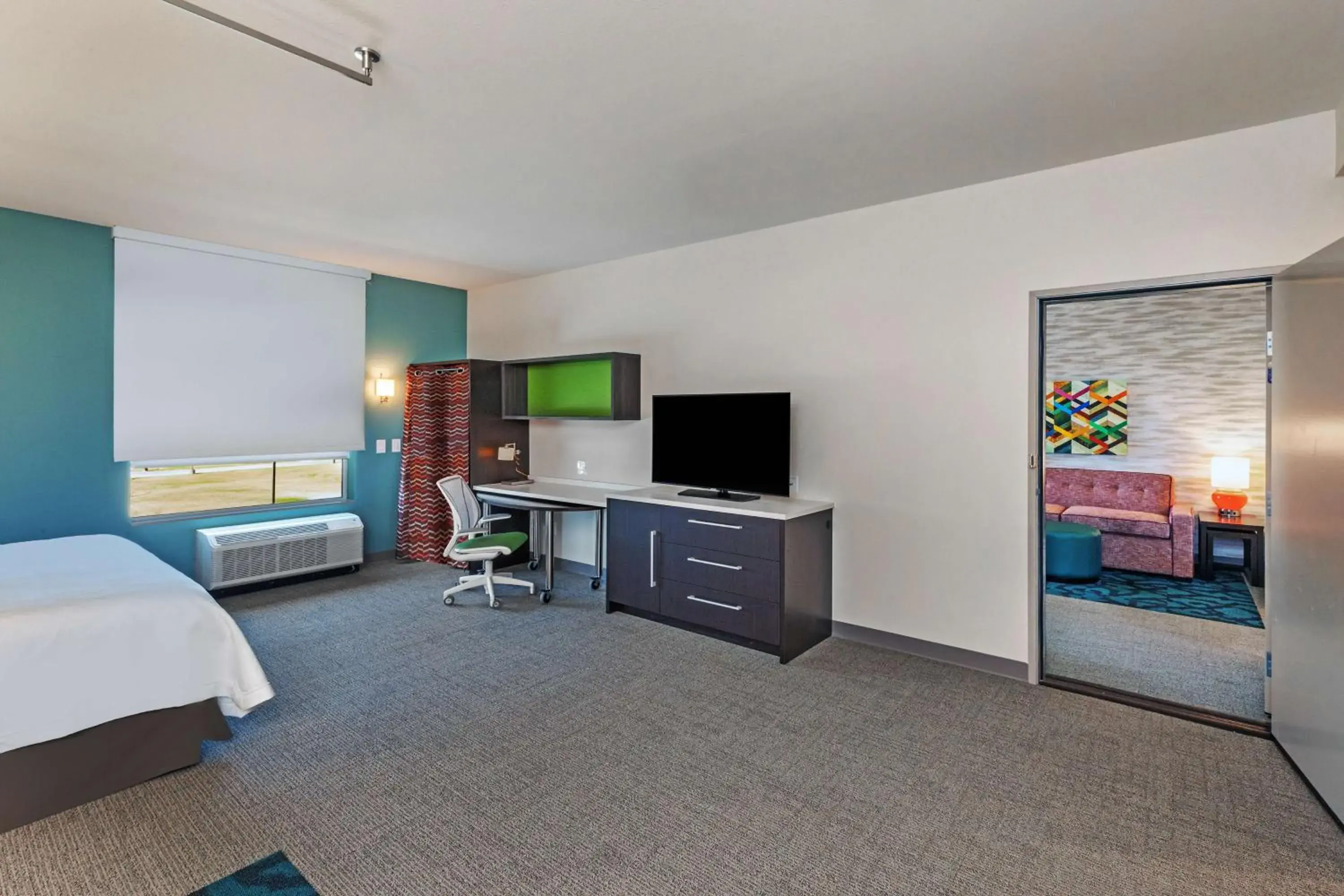 Bedroom, Bed in Home2 Suites By Hilton Midland East, Tx Bedroom, Bed in Home2 Suites By Hilton Midland East, Tx