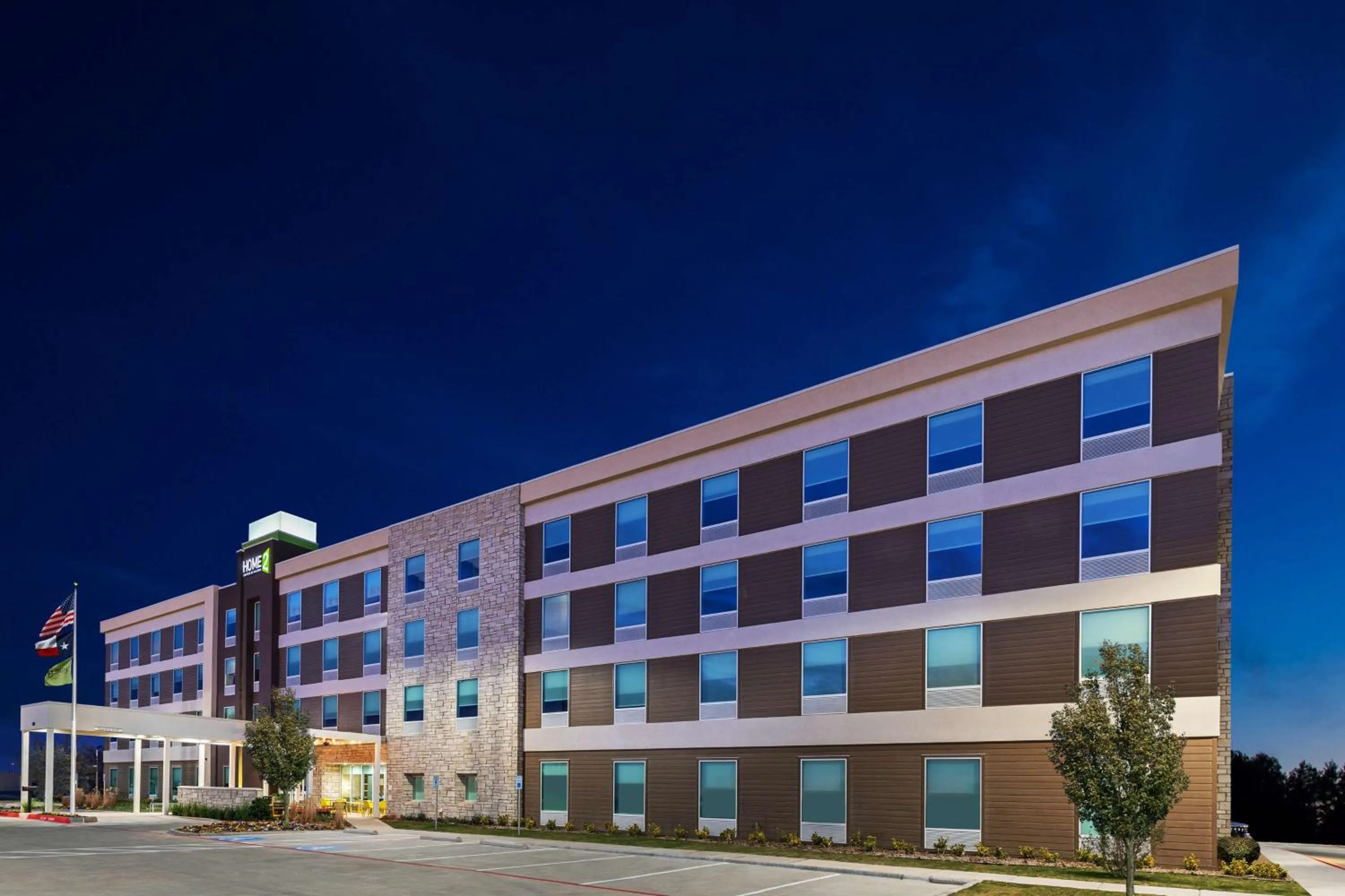 Property building in Home2 Suites By Hilton Midland East, Tx