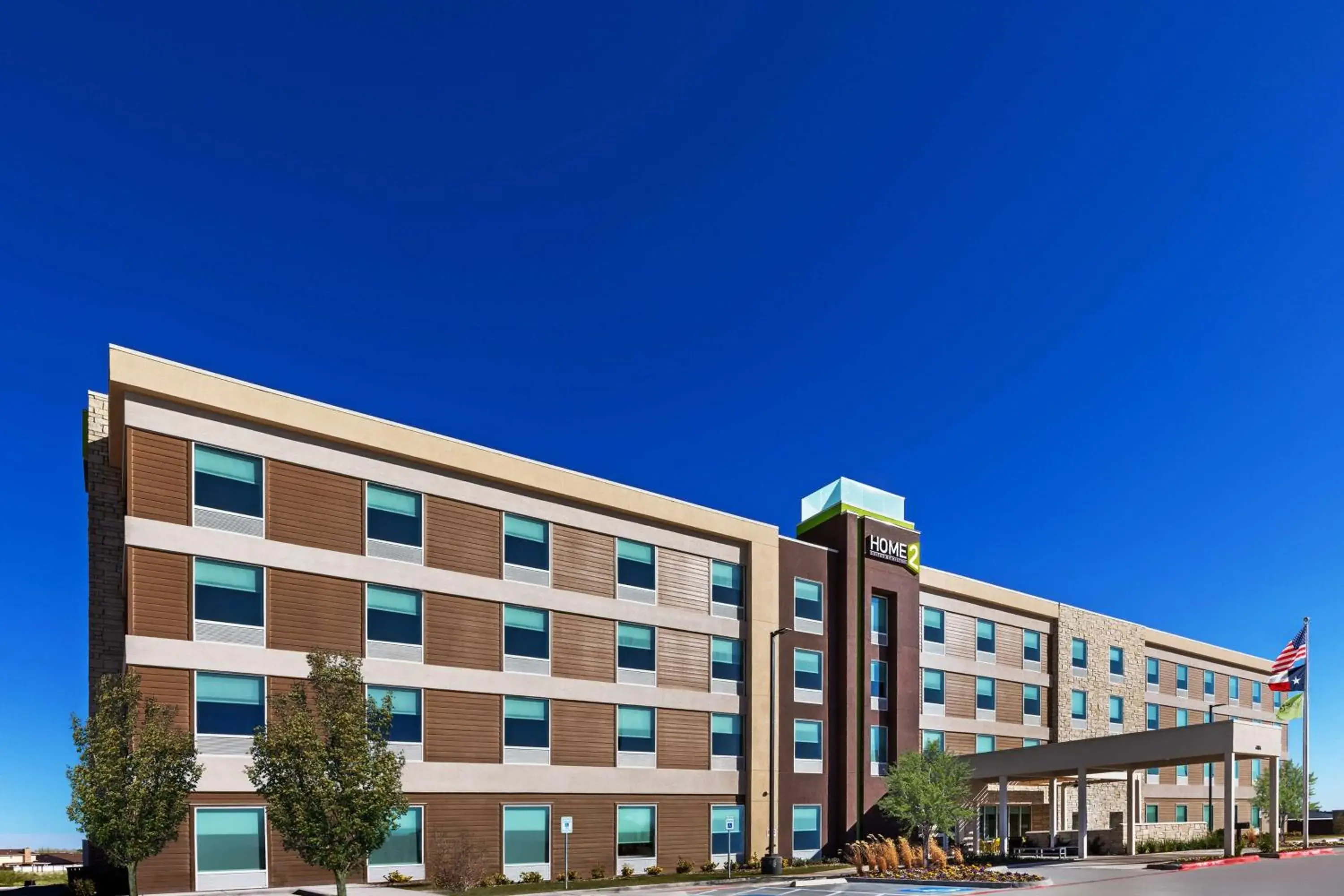 Property building in Home2 Suites By Hilton Midland East, Tx Property building in Home2 Suites By Hilton Midland East, Tx